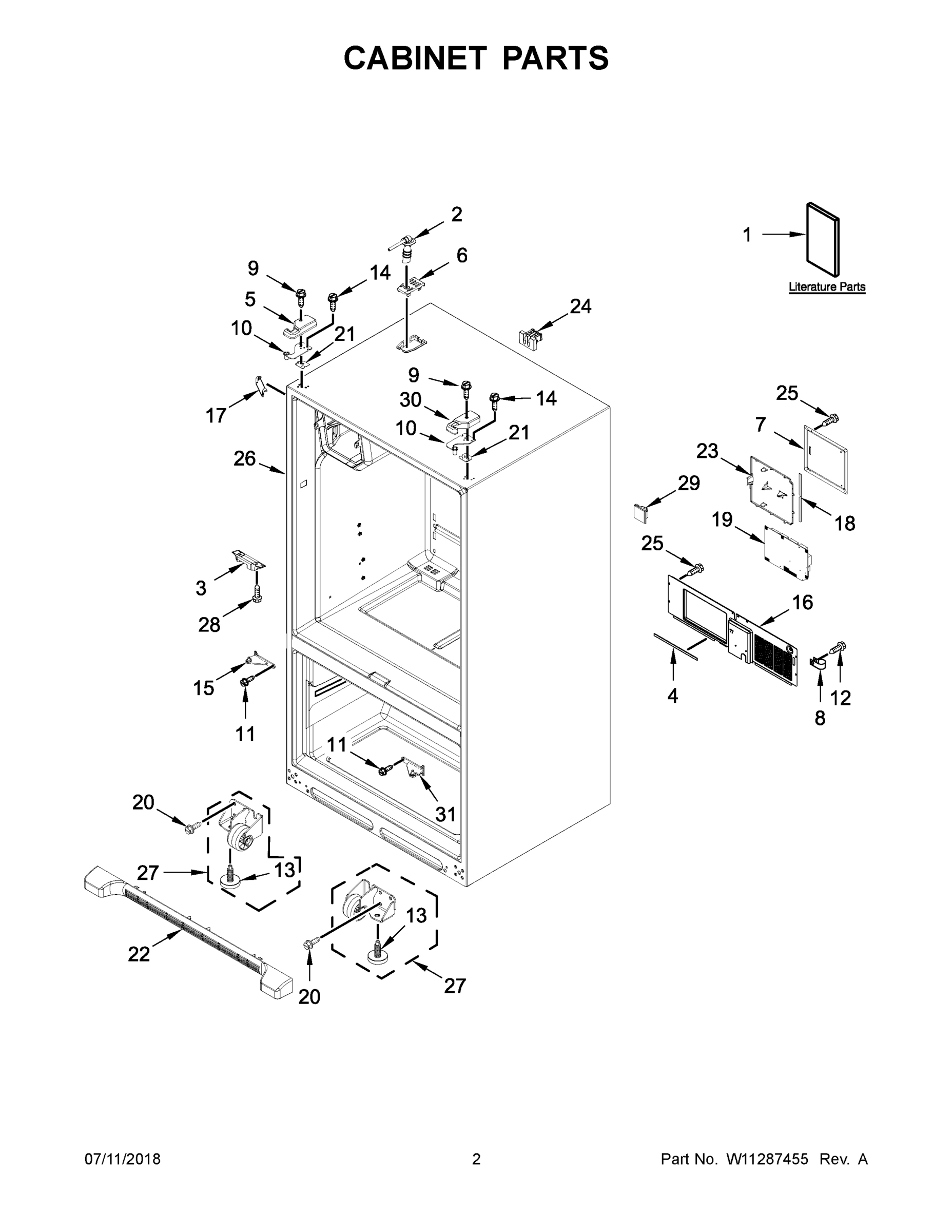 02 - CABINET PARTS