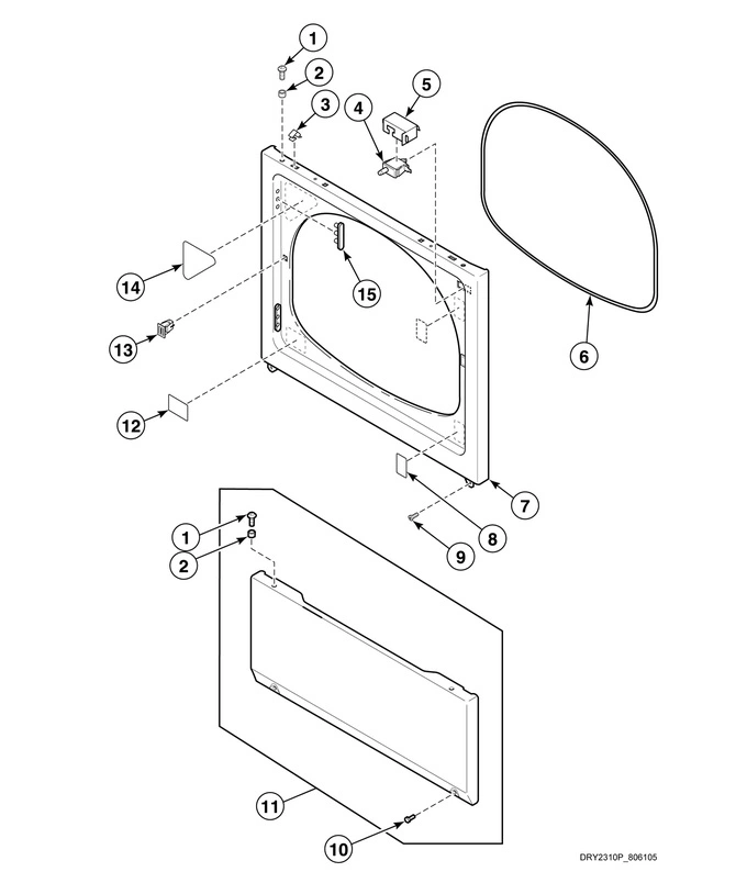 Access Panel, Front Panel And Seal (drawing 5 Of 5)