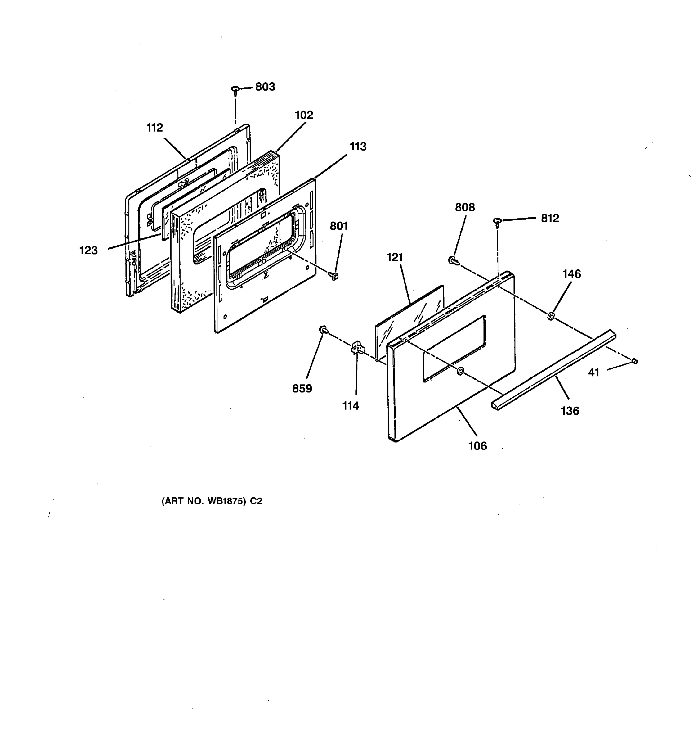 OVEN DOOR