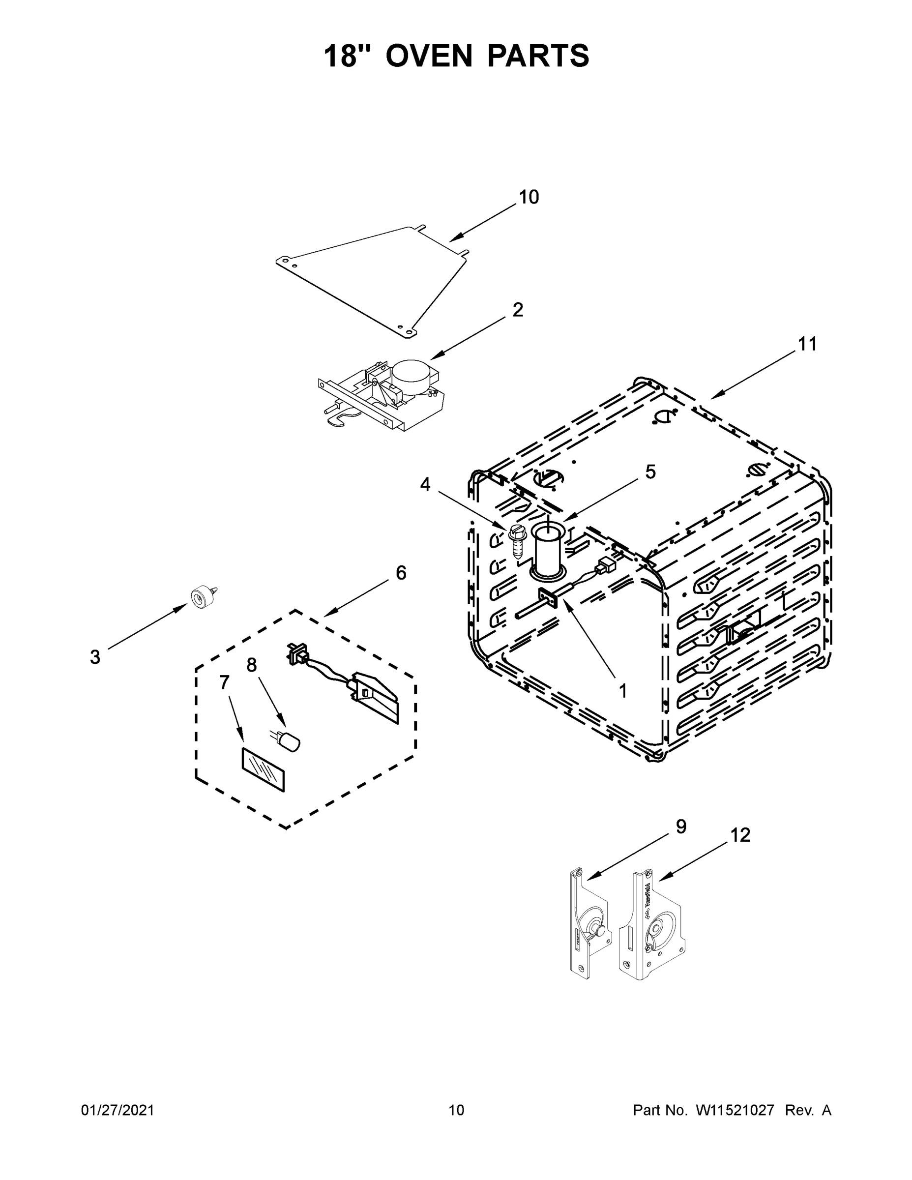 06 - 18" OVEN PARTS