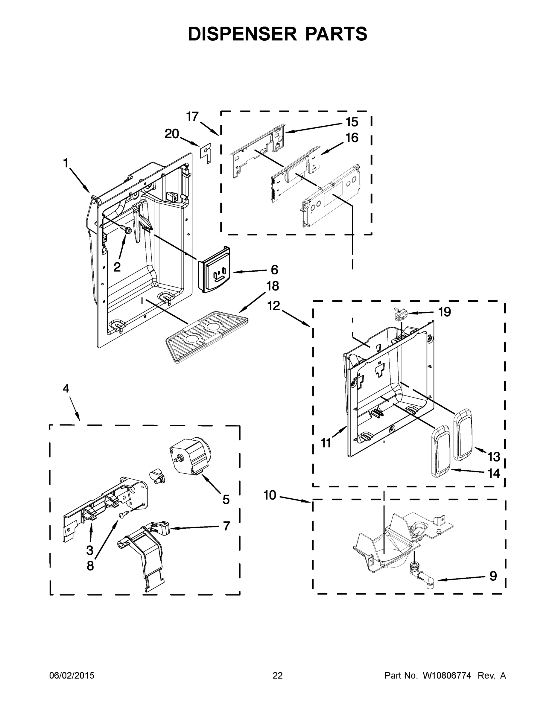 12 - DISPENSER PARTS
