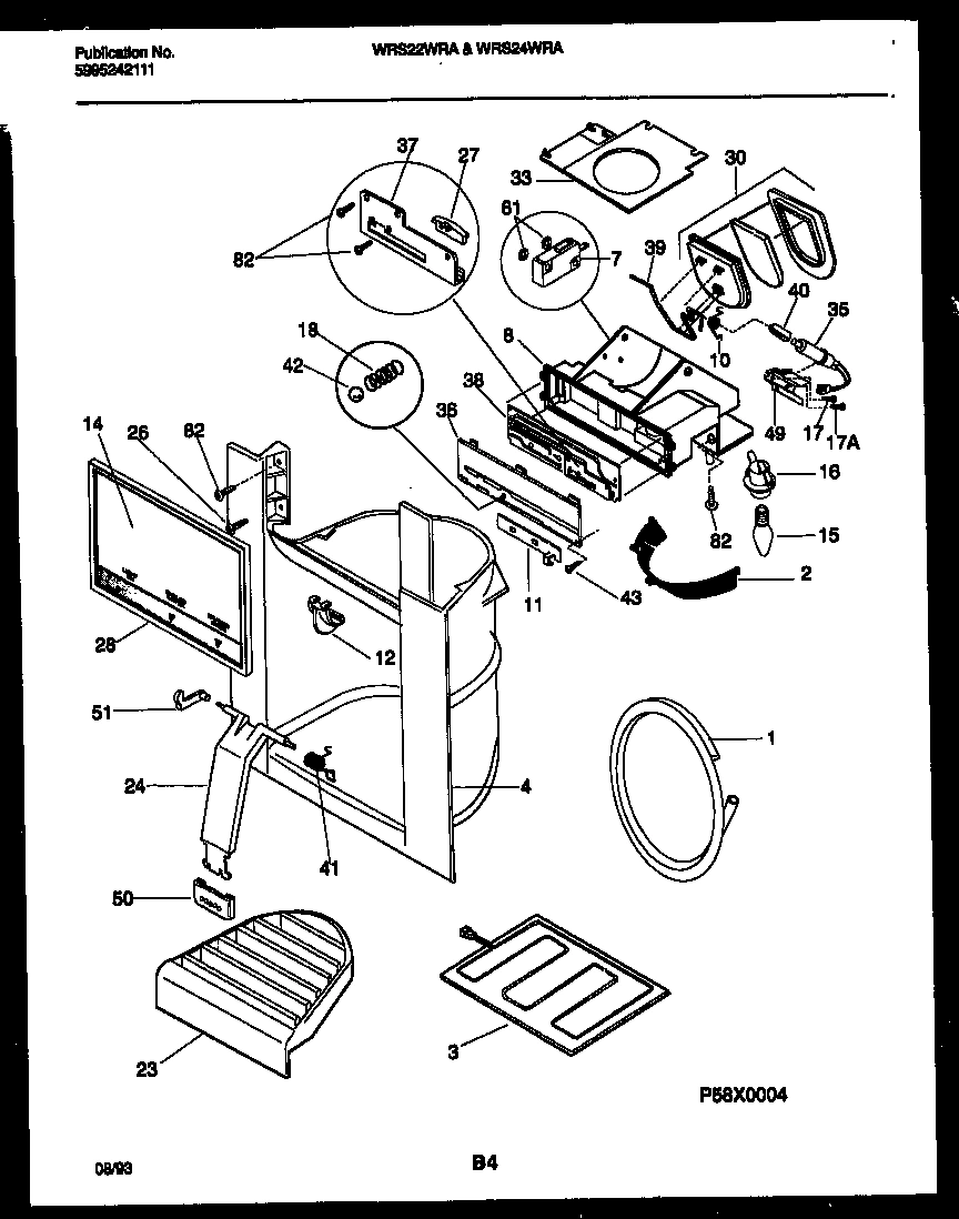 10 - ICE DOOR, DISPENSER AND WATER TANKS