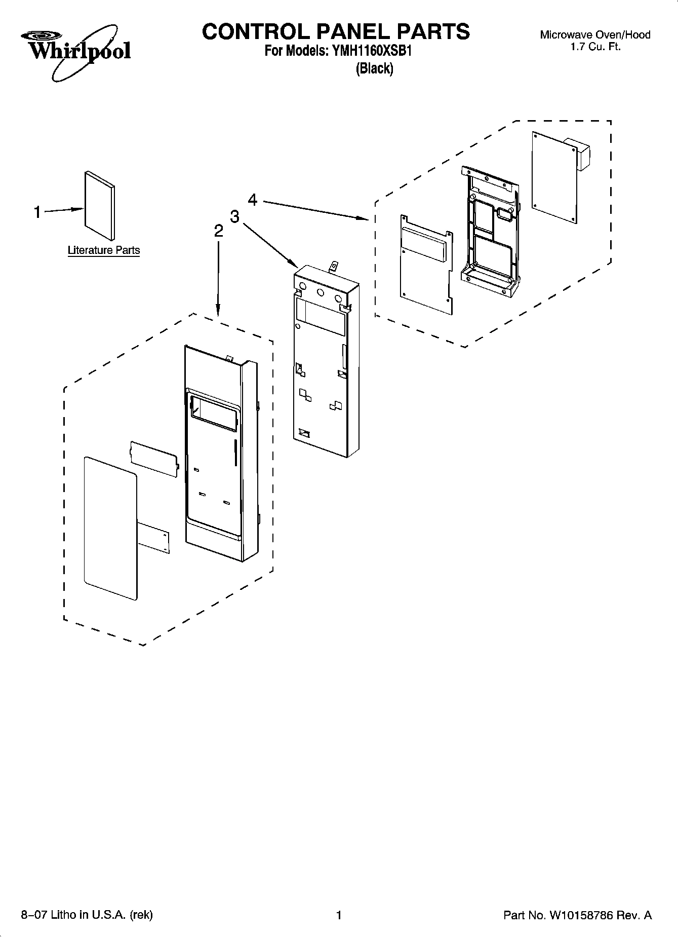 01 - CONTROL PANEL PARTS