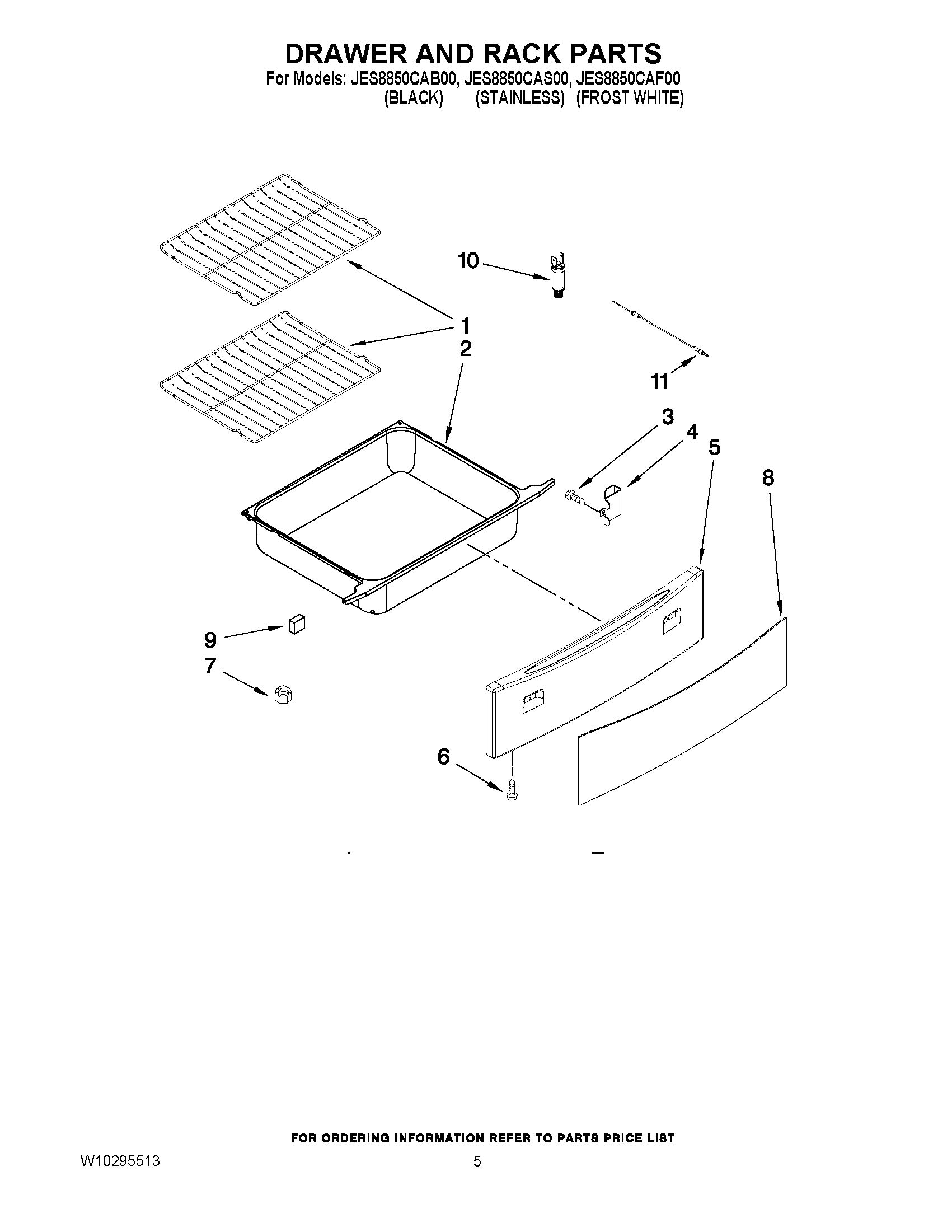 04 - DRAWER AND RACK PARTS