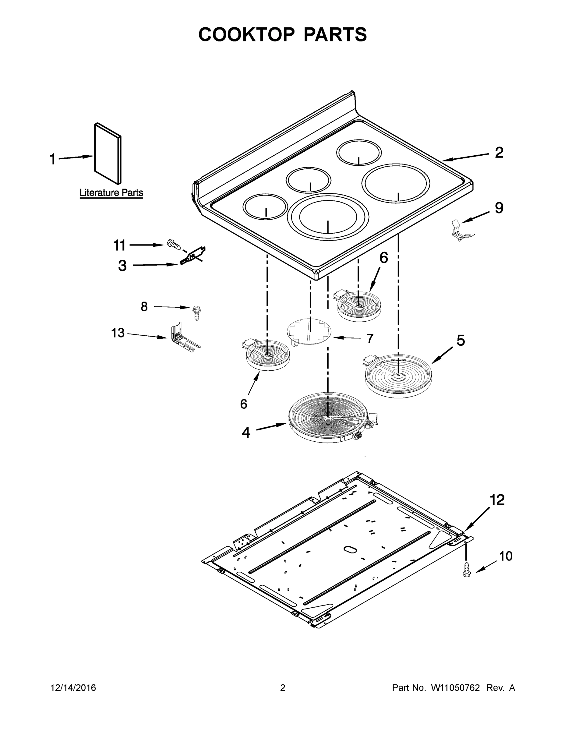 02 - COOKTOP PARTS