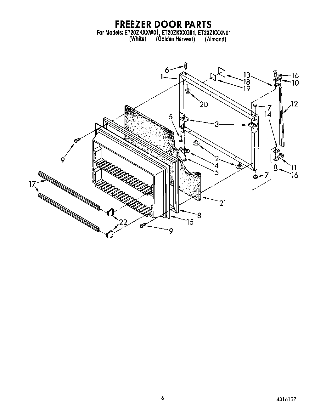 05 - FREEZER DOOR