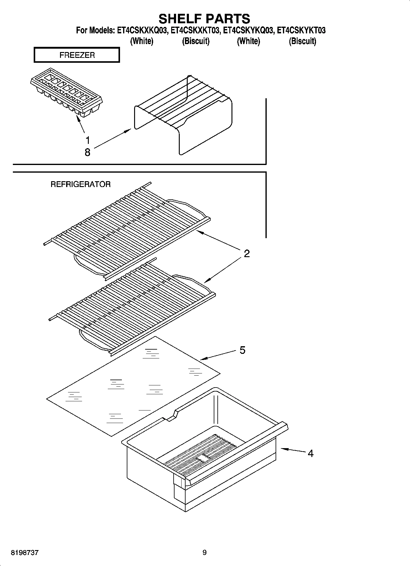 05 - SHELF PARTS, OPTIONAL PARTS