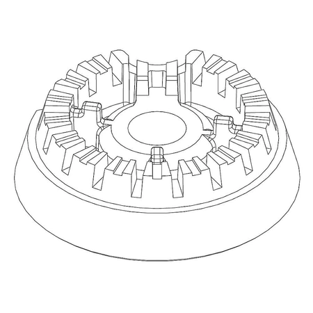 W10483936 Whirlpool Burner Base