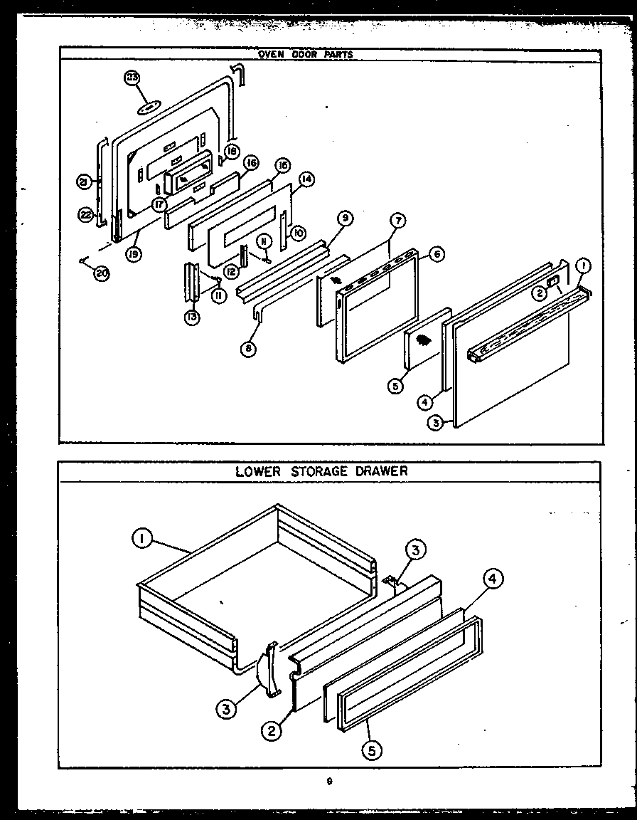 04 - OVEN DOOR PARTS