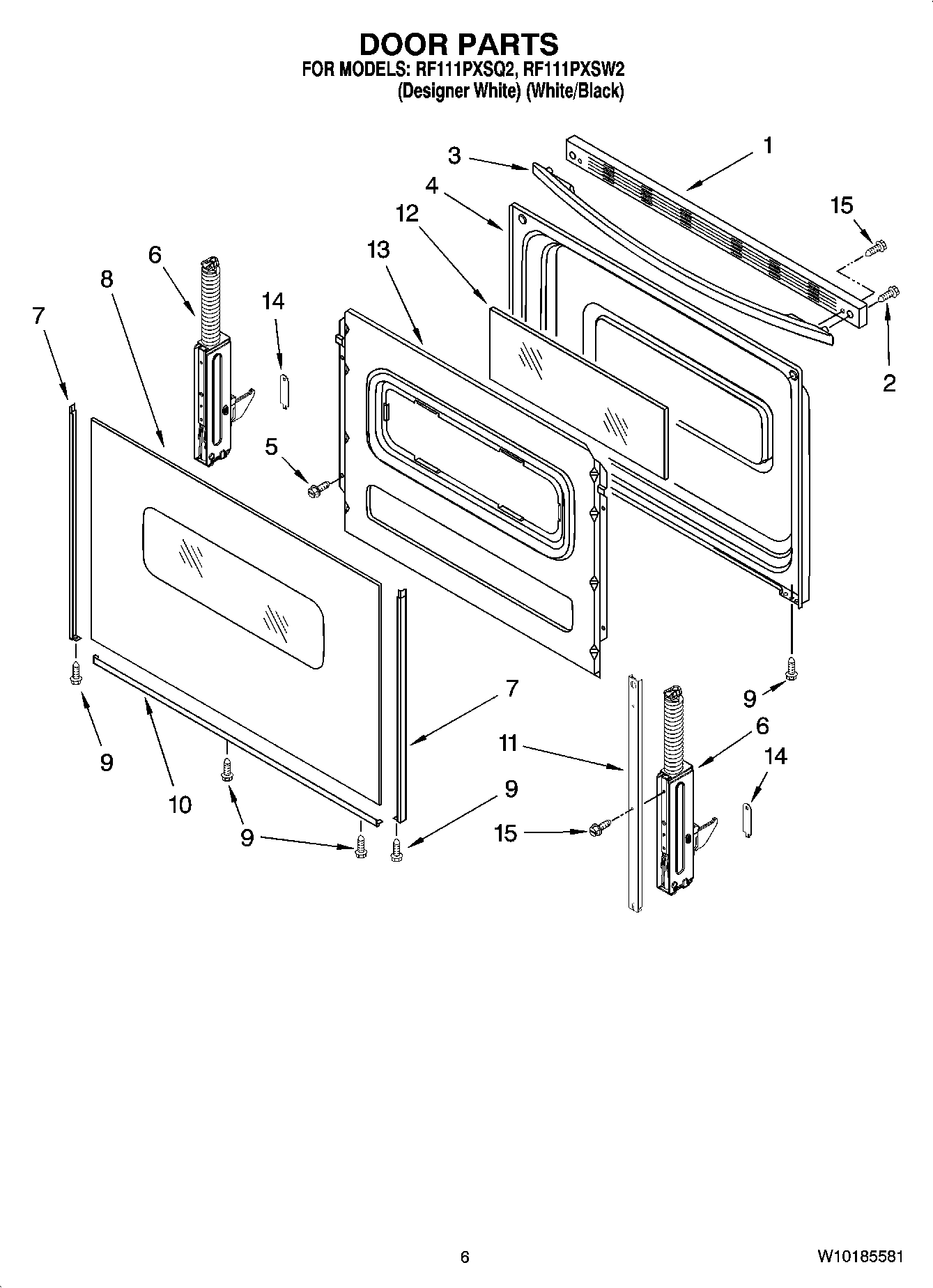 05 - DOOR PARTS, OPTIONAL PARTS (NOT INCLUDED)