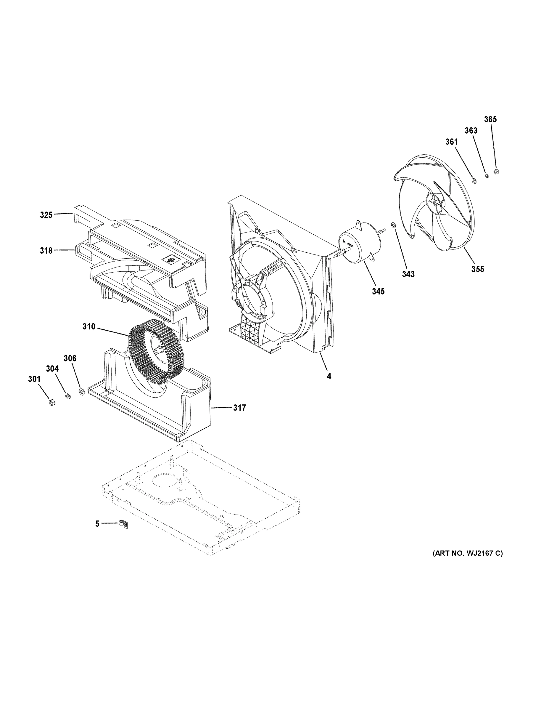 BASE PAN PARTS
