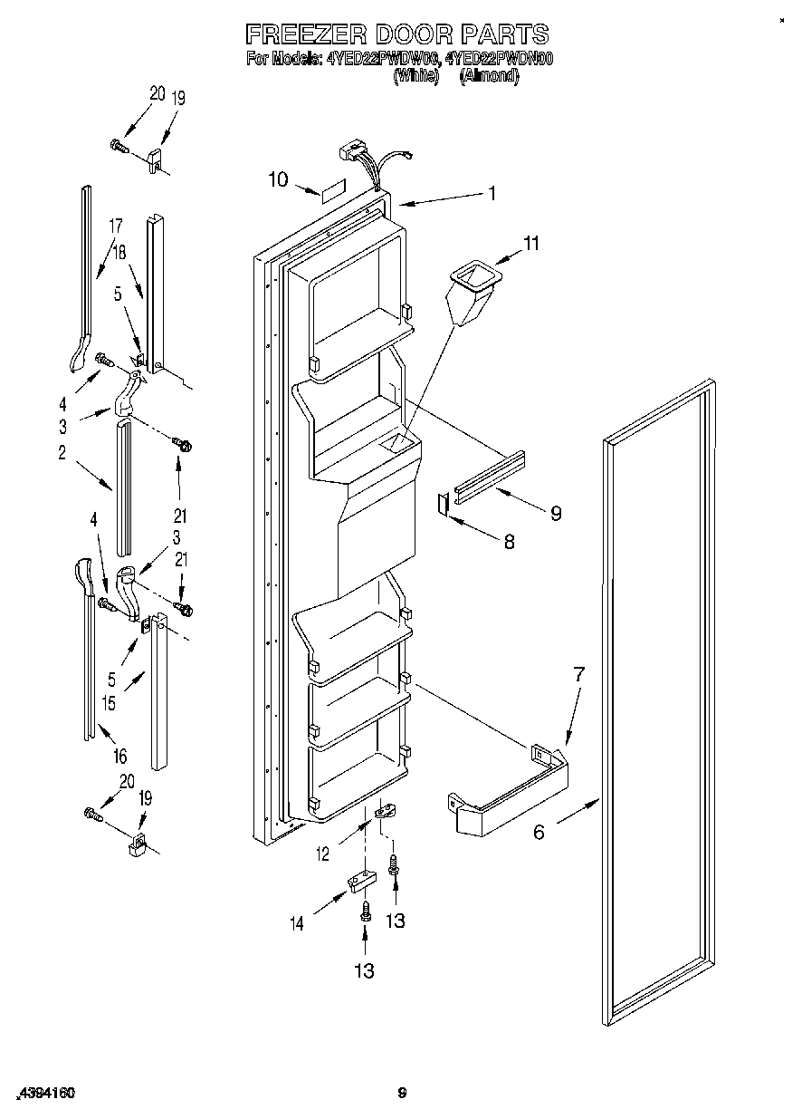 07 - FREEZER DOOR