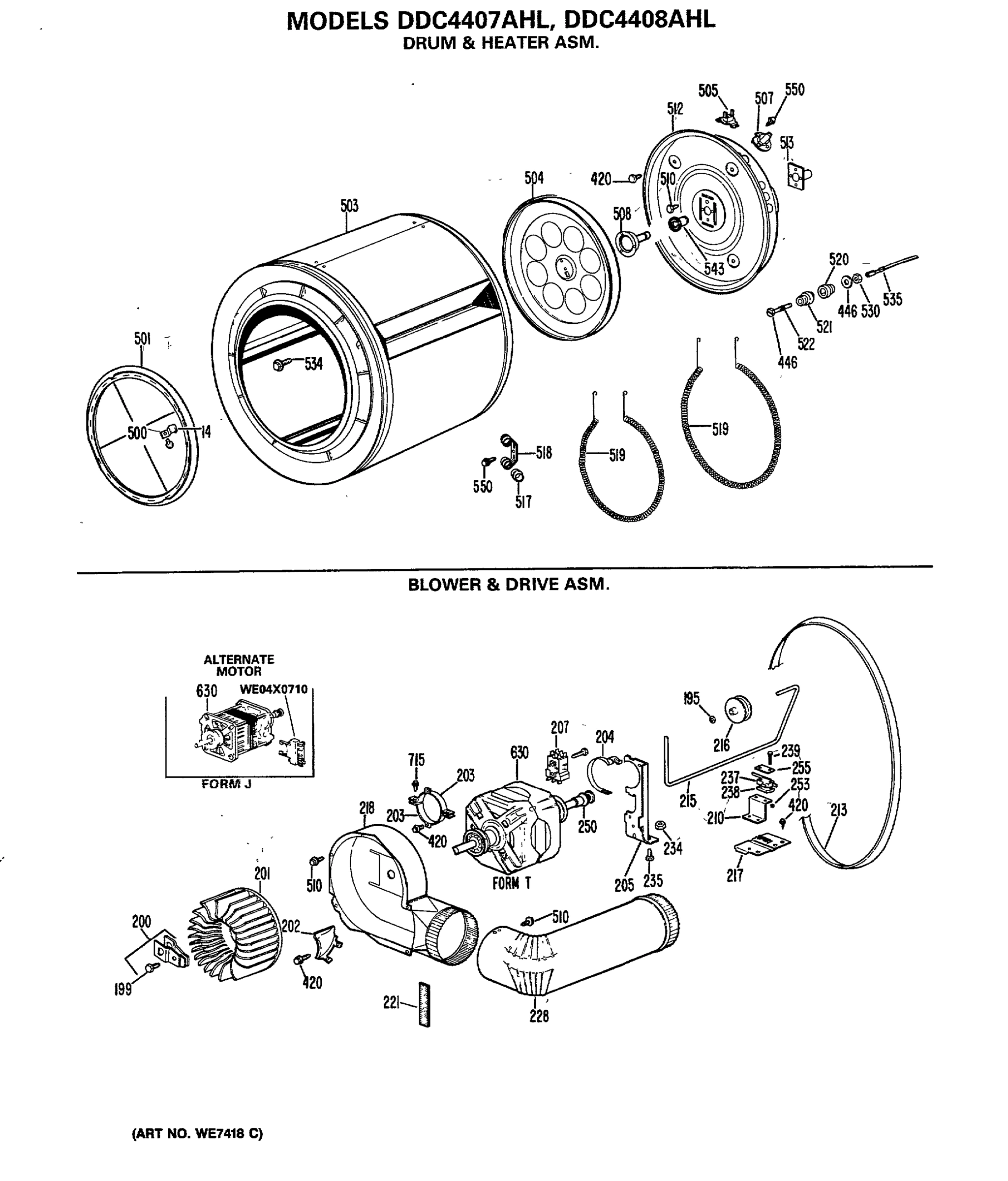 DRUM & HEATER ASM.