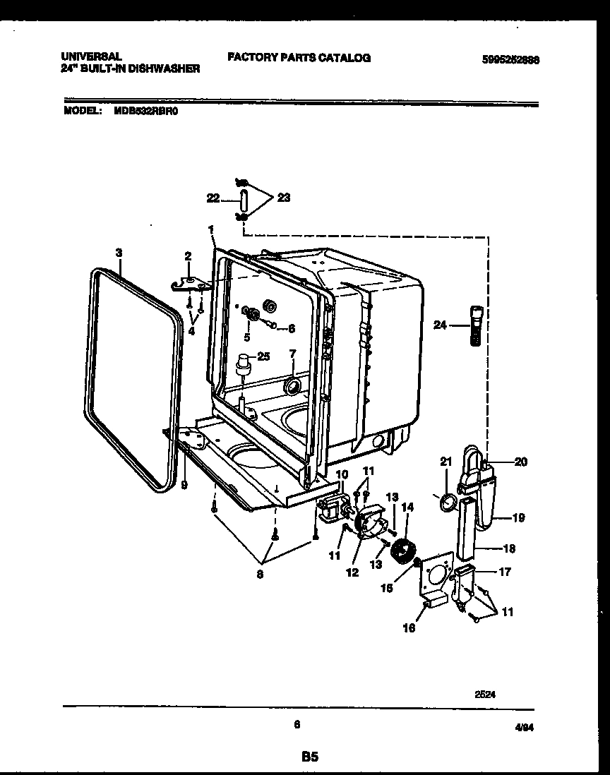 05 - TUB AND FRAME PARTS
