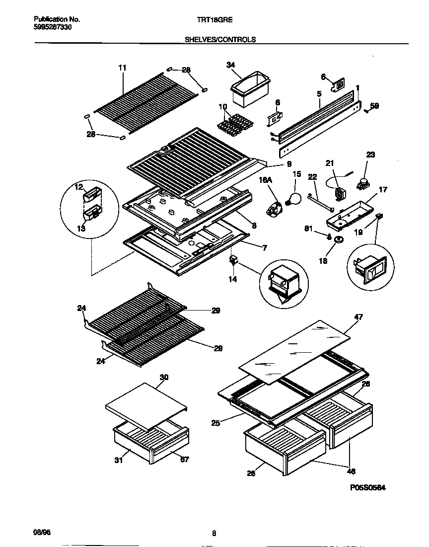 04 - SHELVES/CONTROLS