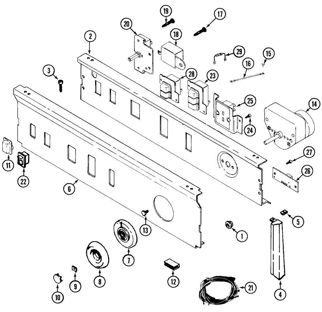 03 - CONTROL PANEL (LDE8904ACM & LDG8904AAM)