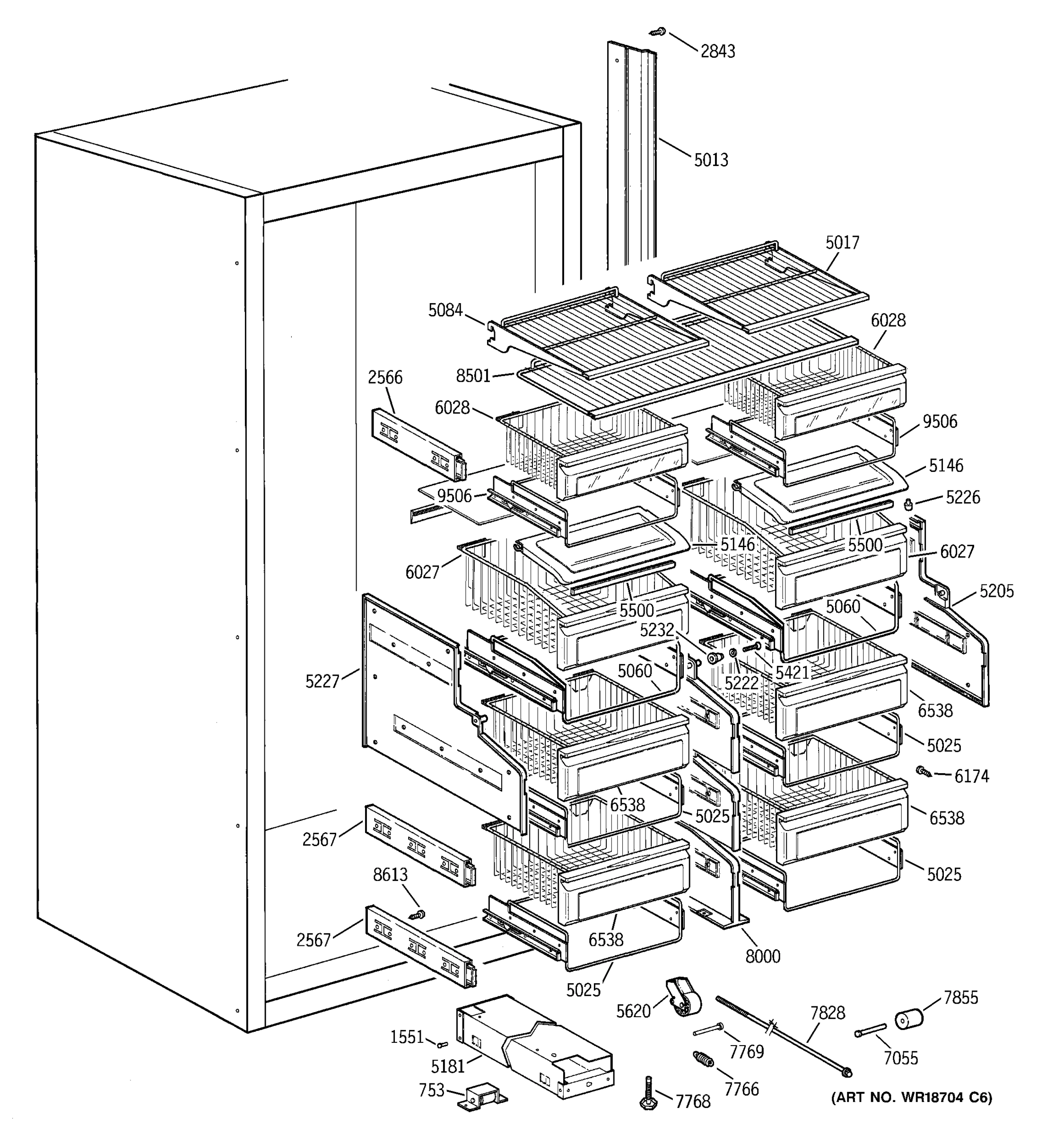 SHELVES & DRAWERS