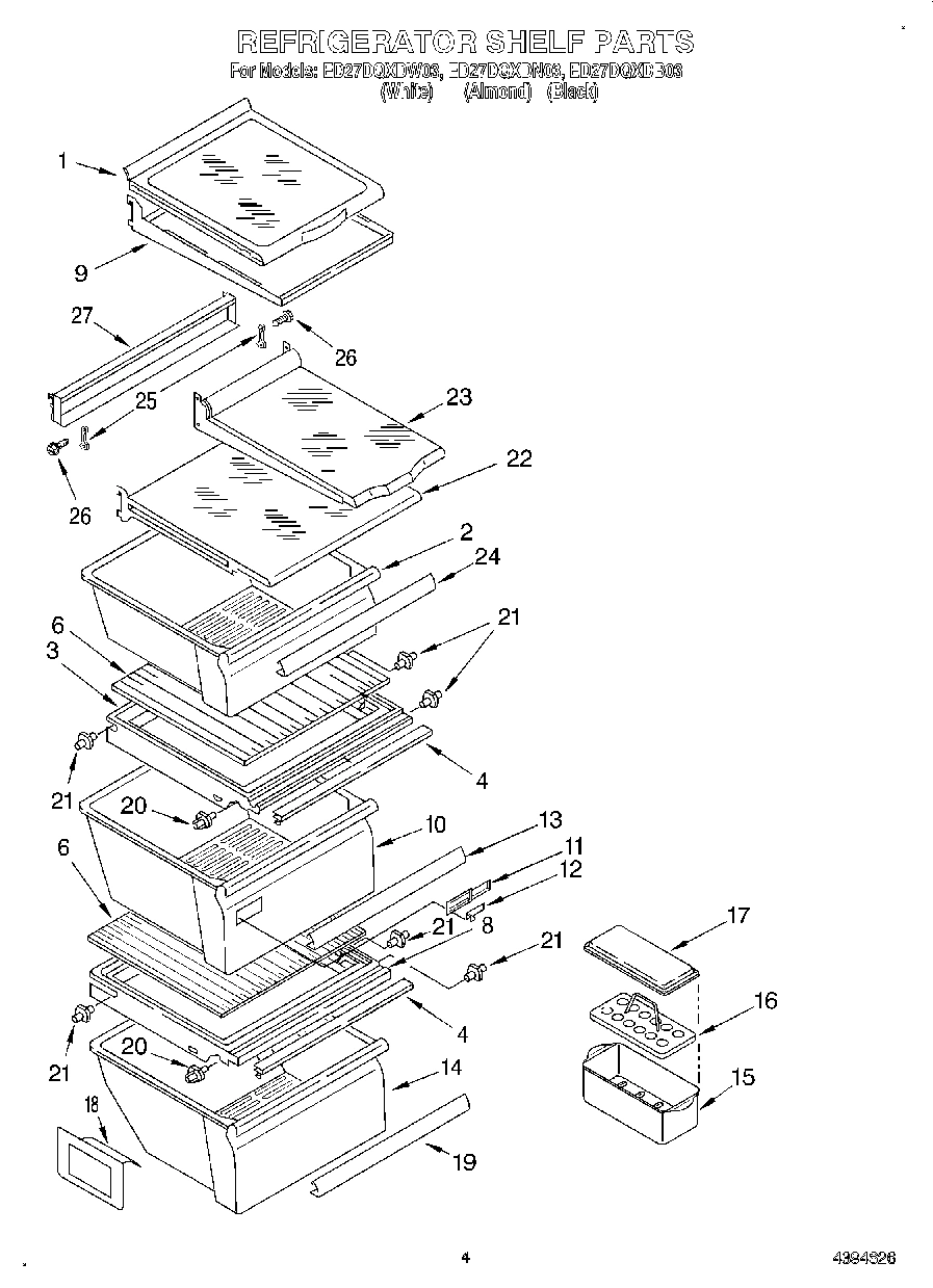 03 - REFRIGERATOR SHELF