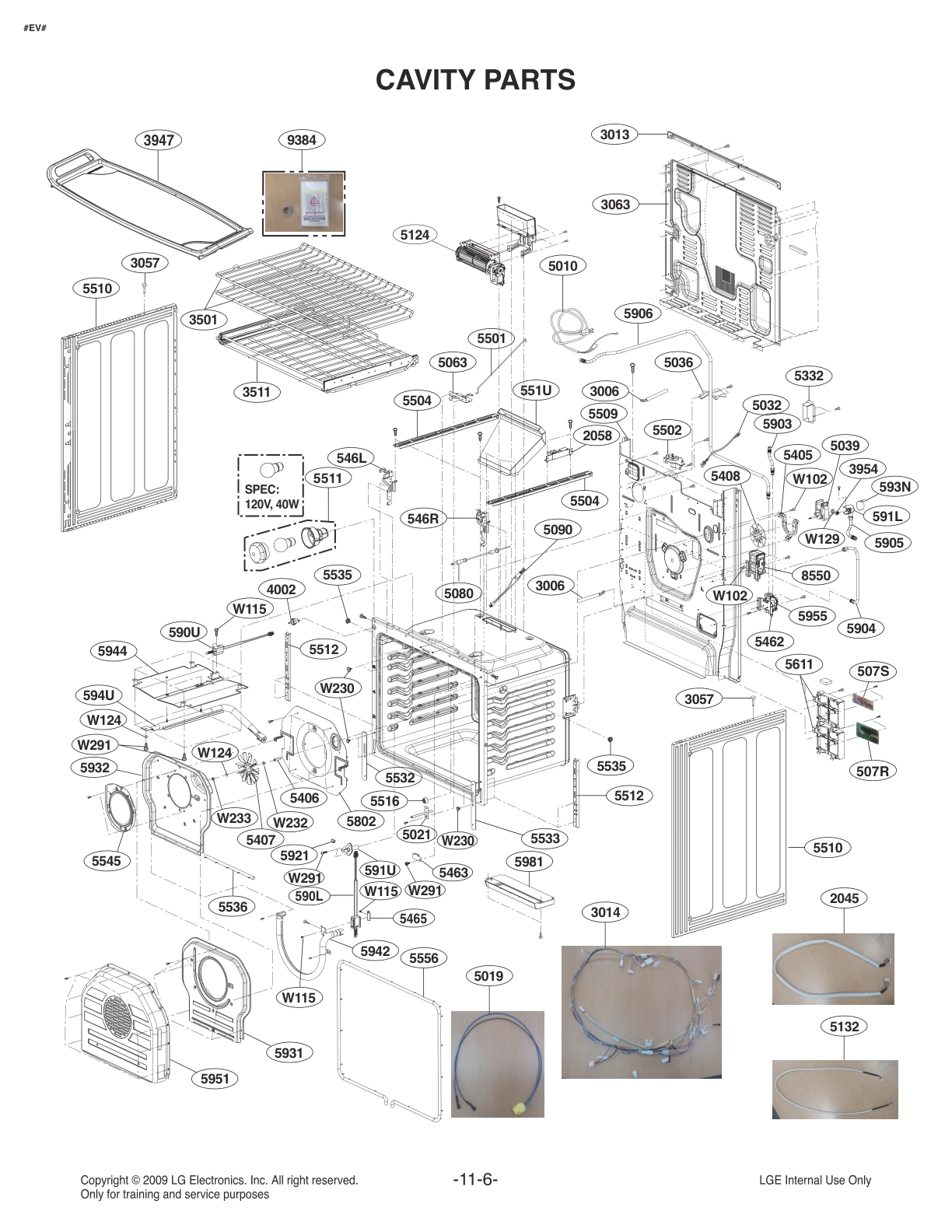 CAVITY PARTS