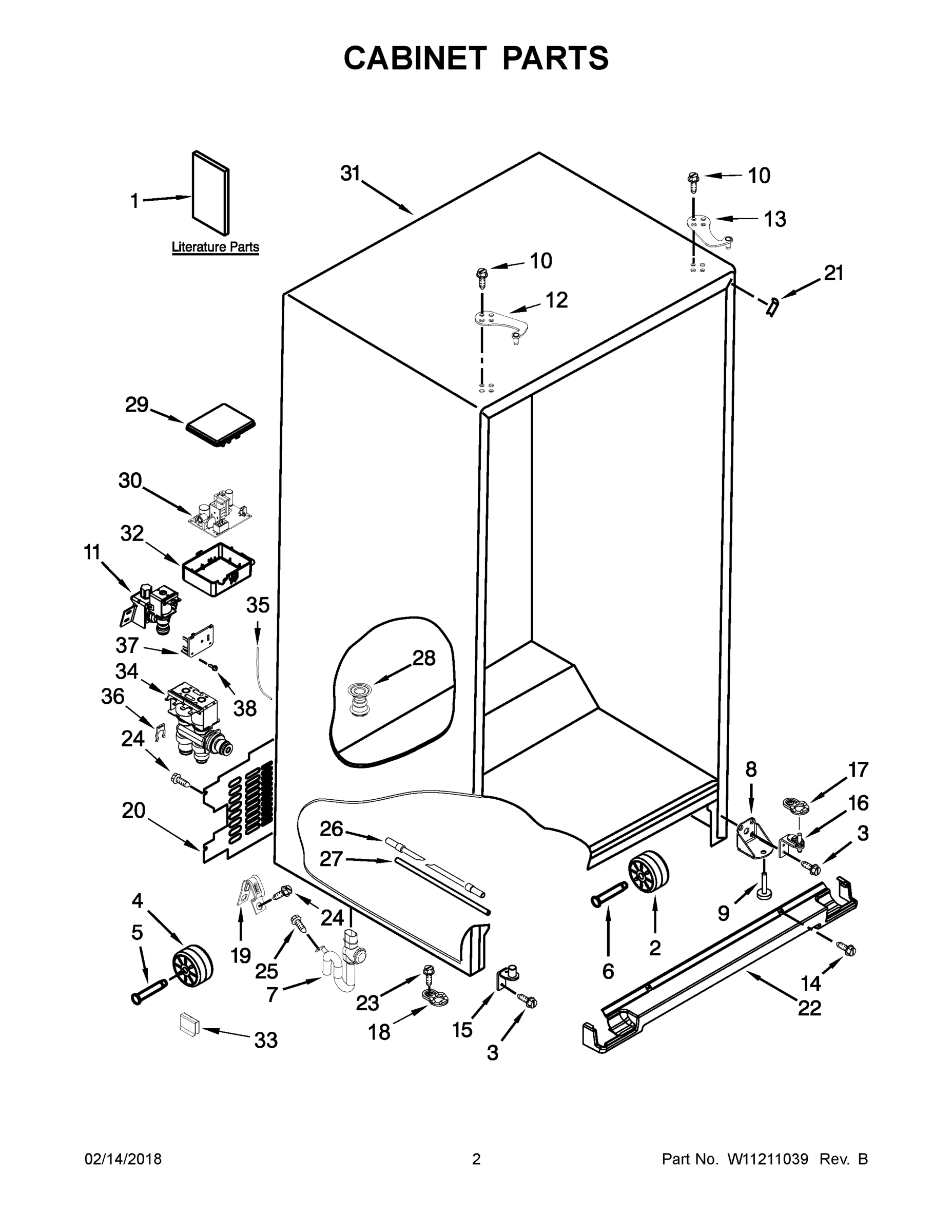 02 - CABINET PARTS
