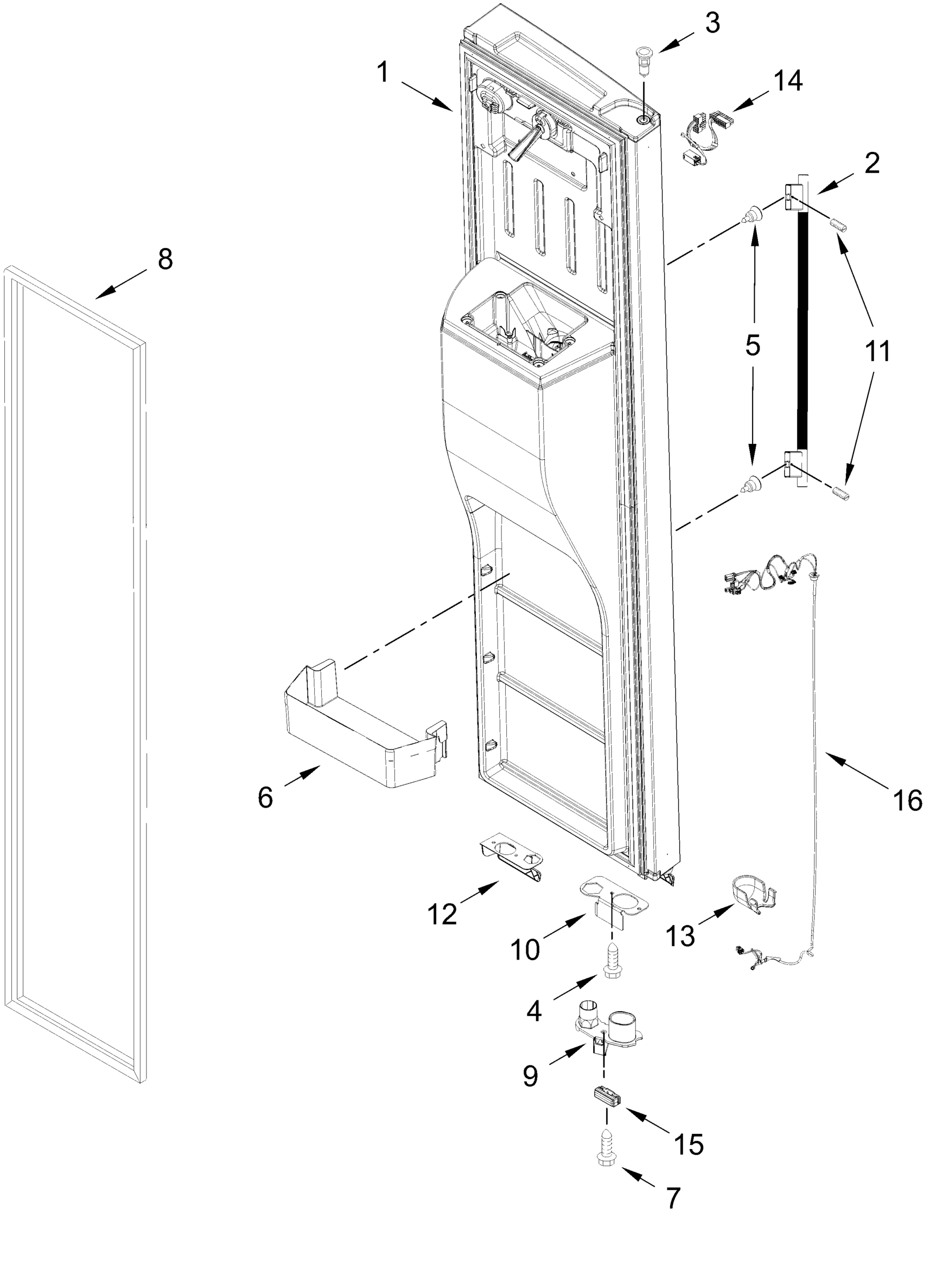 FREEZER DOOR PARTS