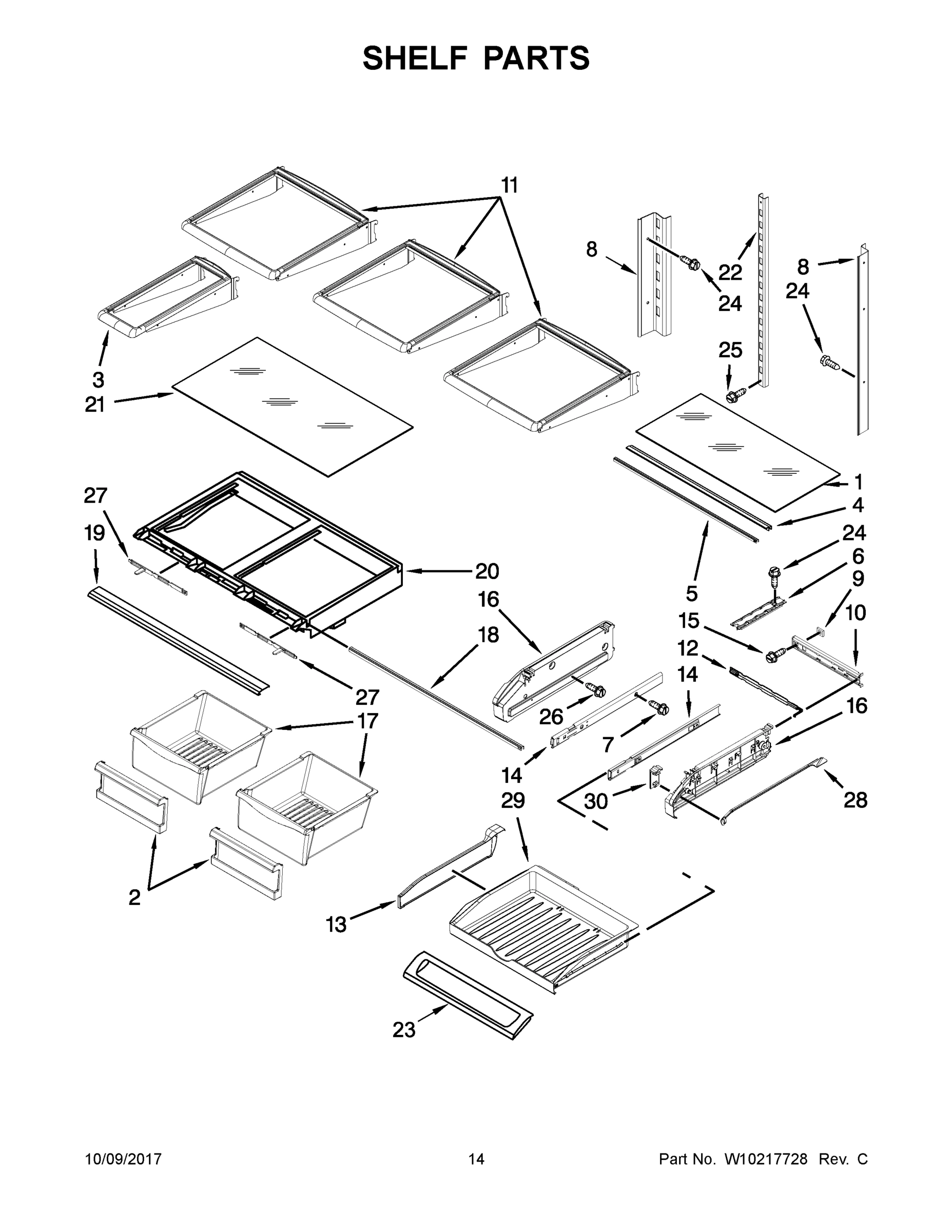 08 - SHELF PARTS