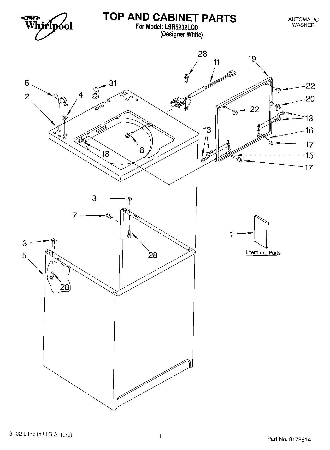 01 - TOP AND CABINET, LITERATURE