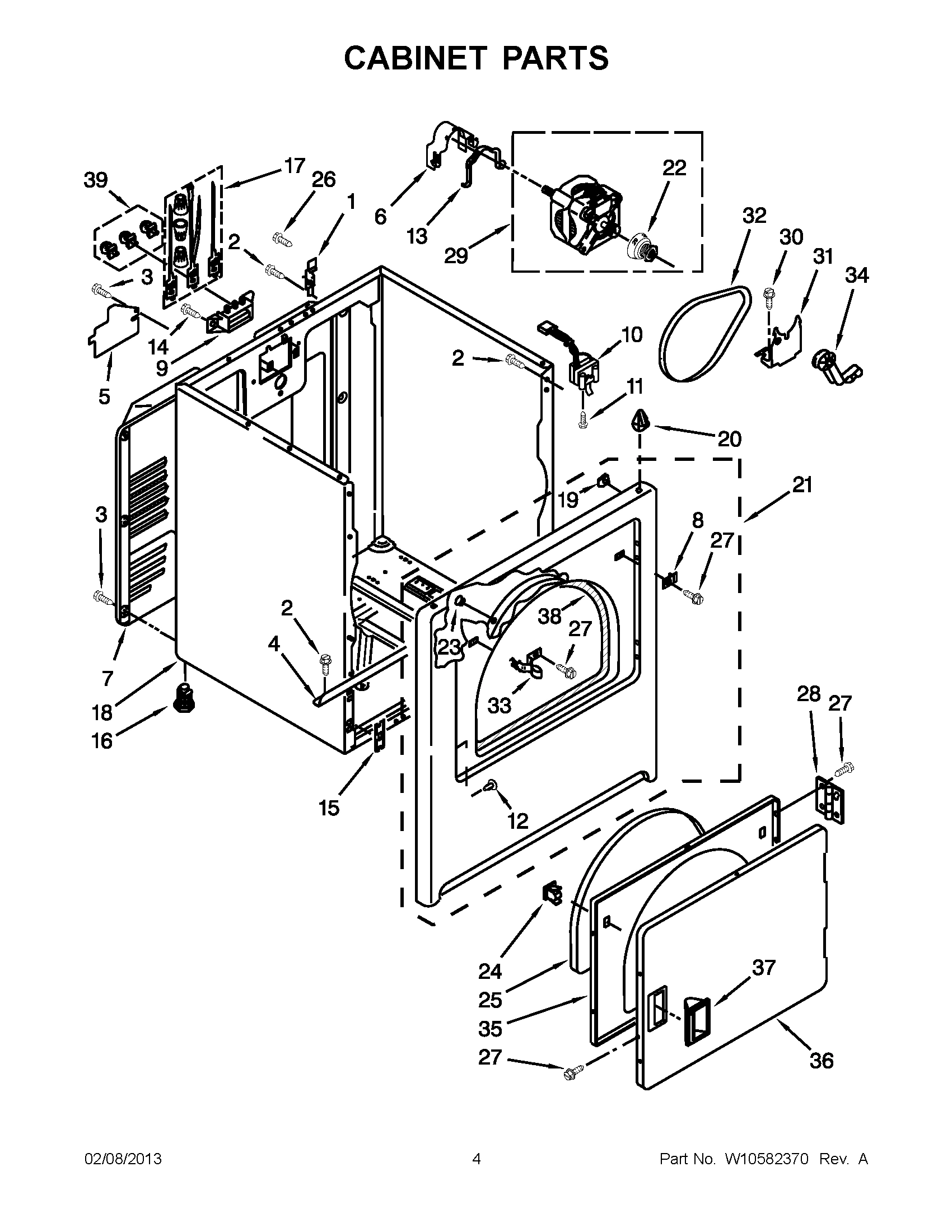 02 - CABINET PARTS