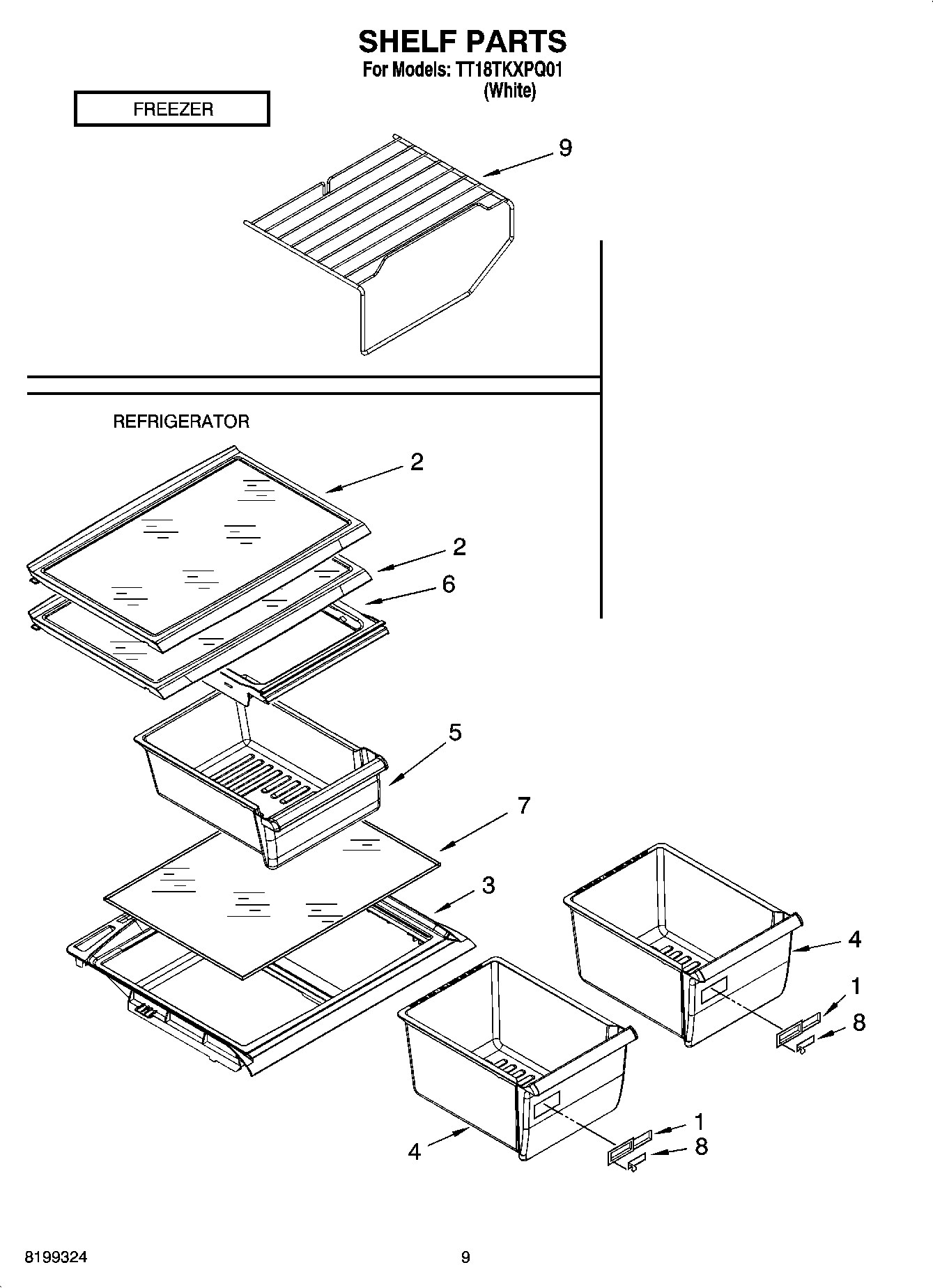 05 - SHELF PARTS, OPTIONAL PARTS