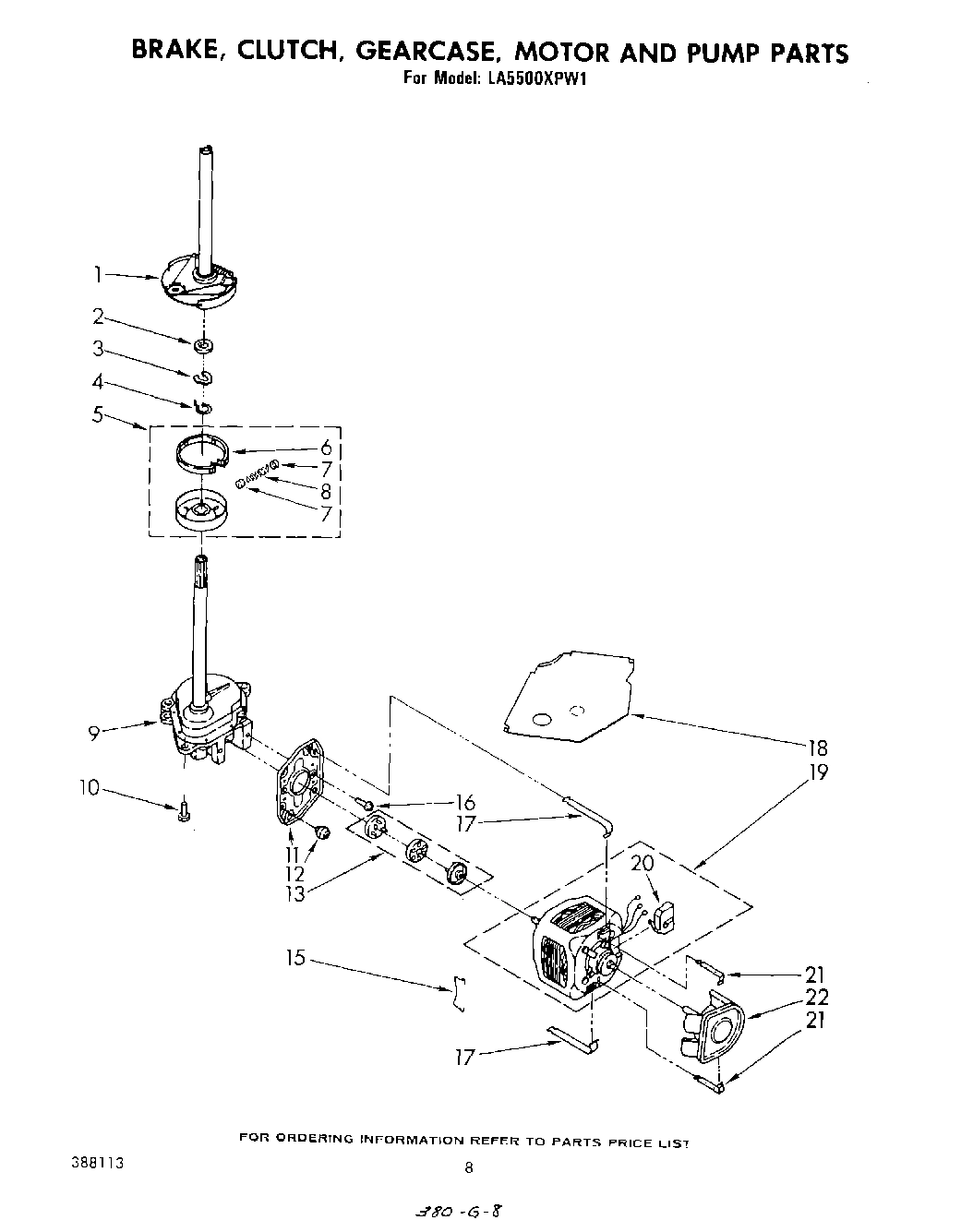06 - BRAKE, CLUTCH, GEARCASE, MOTOR AND PUMP