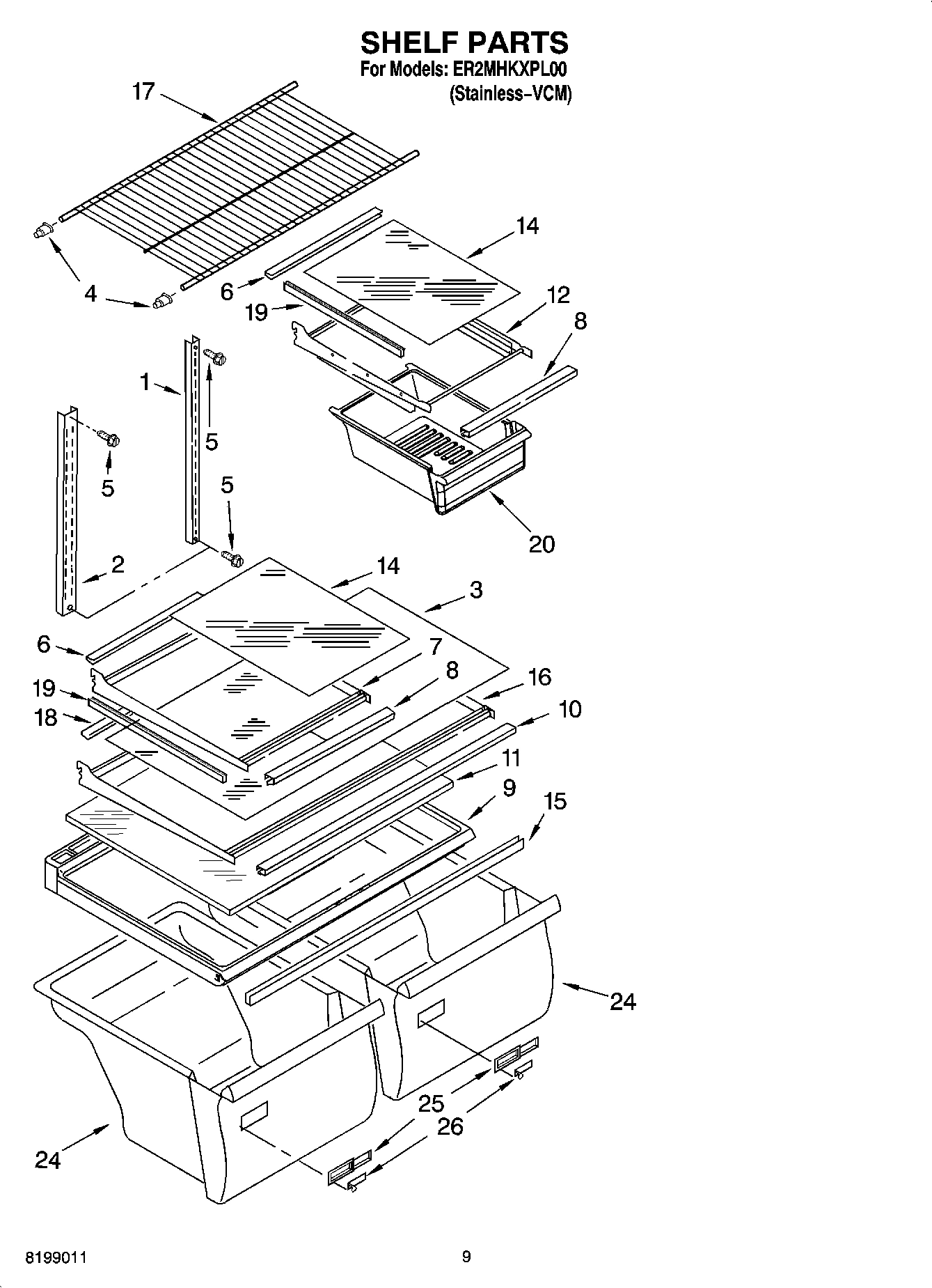 05 - SHELF PARTS, OPTIONAL PARTS
