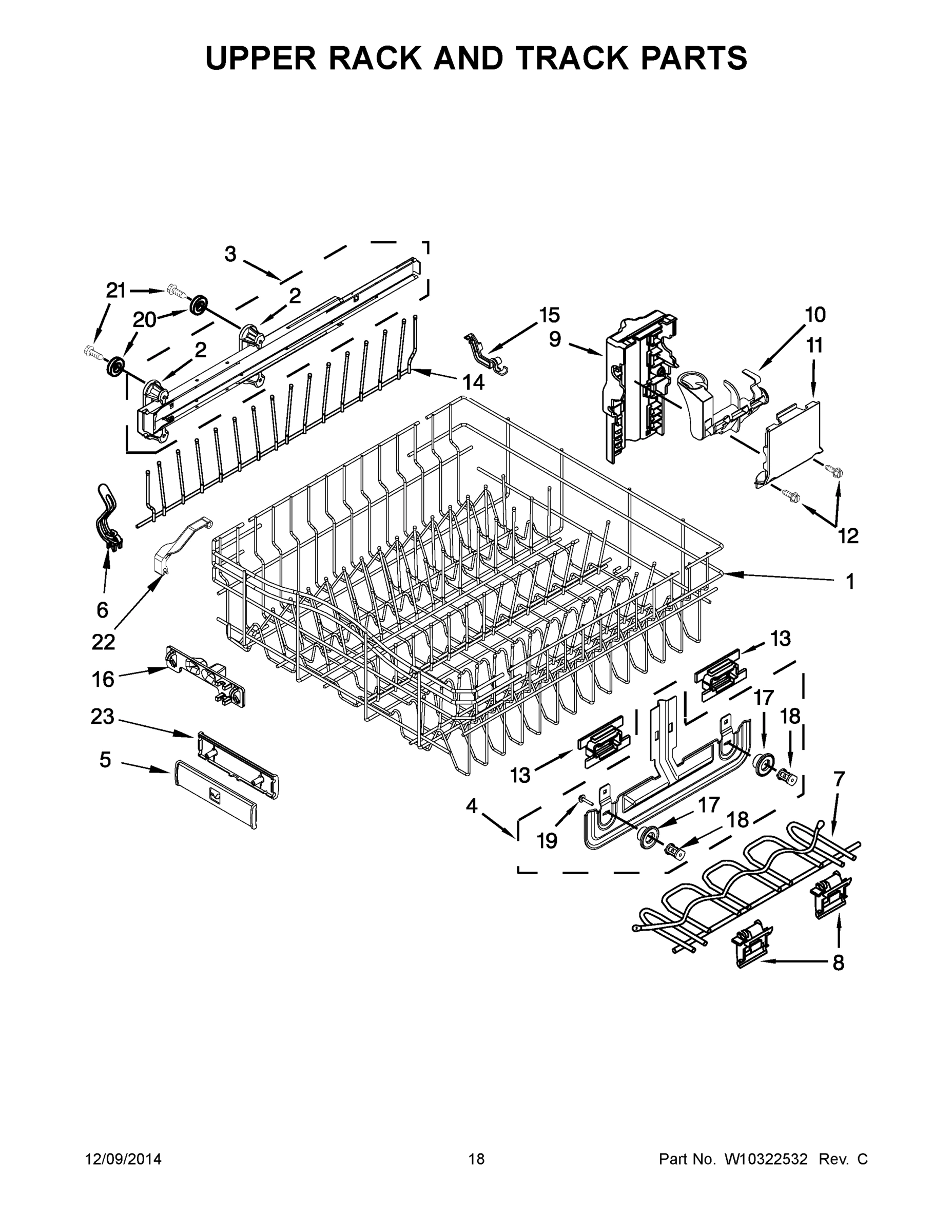 10 - UPPER RACK AND TRACK PARTS