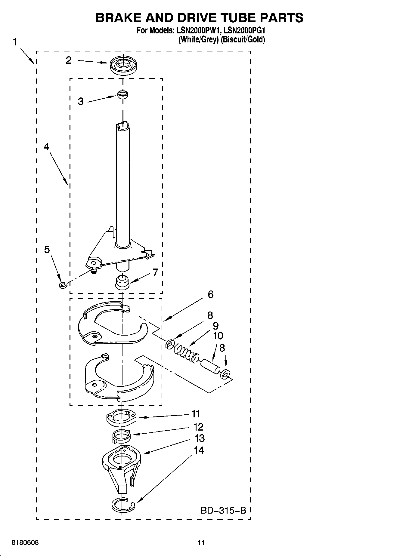 07 - BRAKE AND DRIVE TUBE PARTS