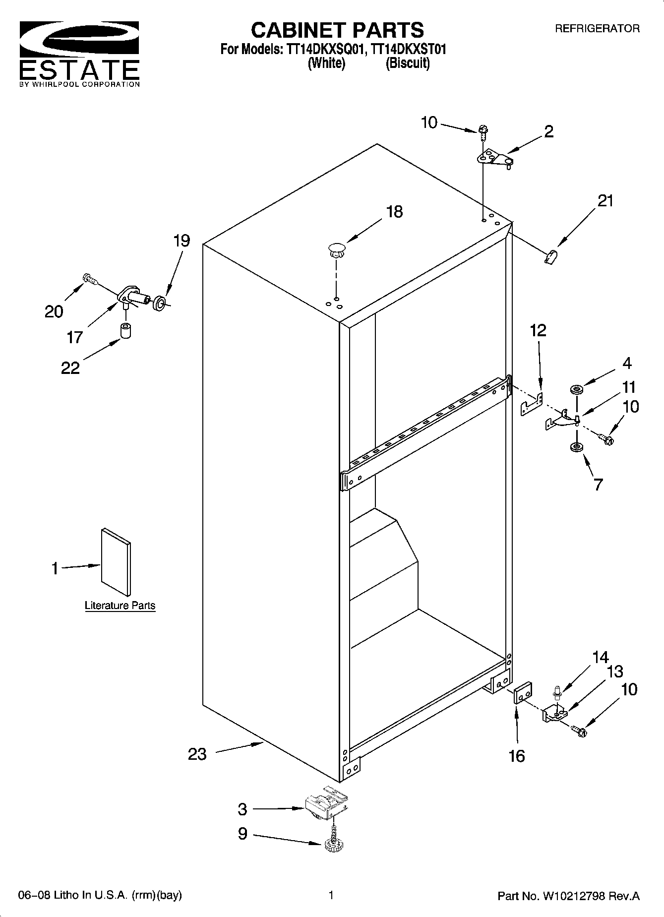 01 - CABINET PARTS