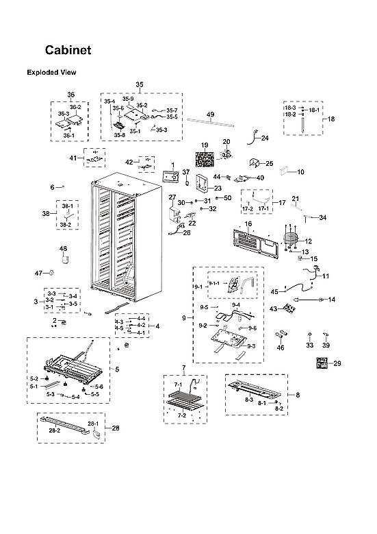 CABINET PARTS