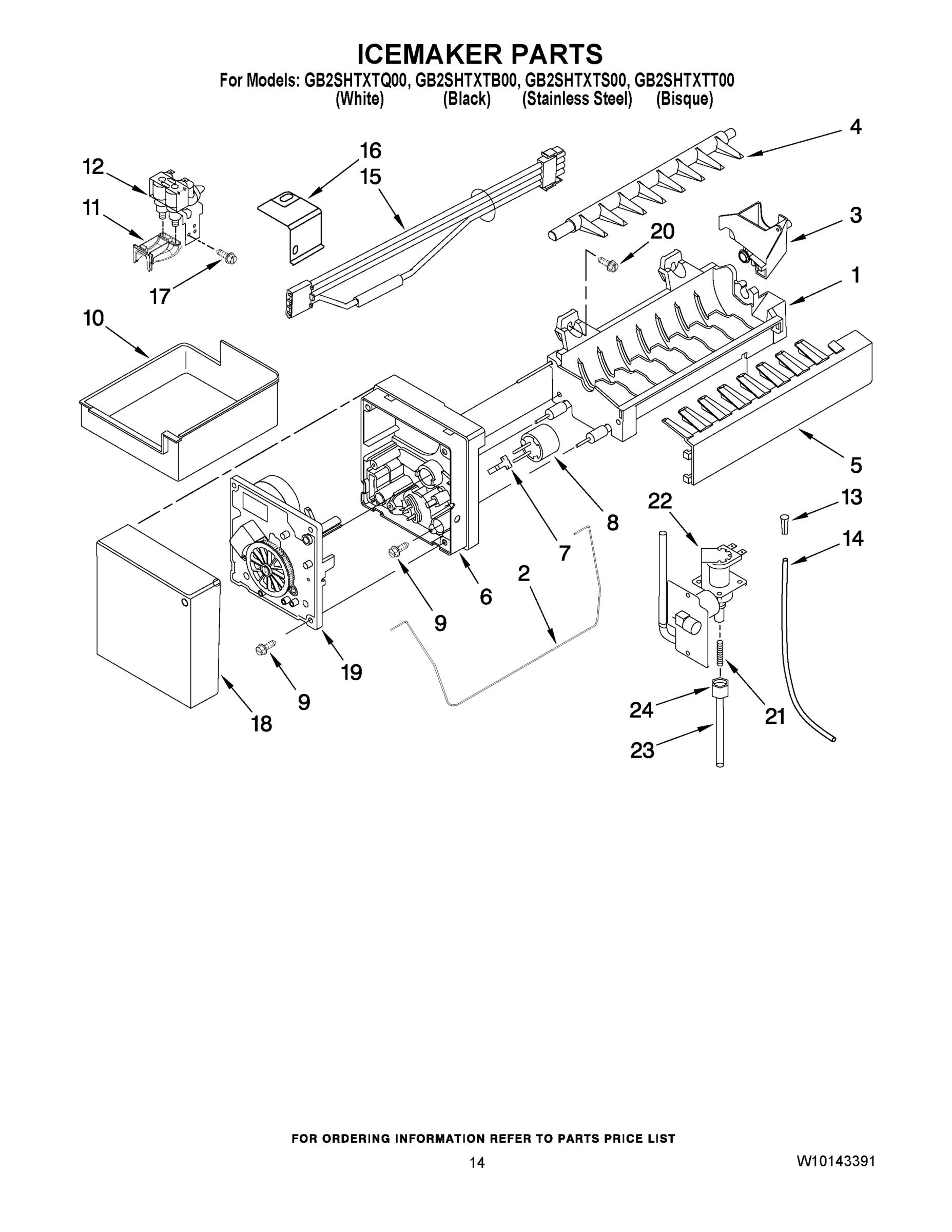08 - ICEMAKER PARTS