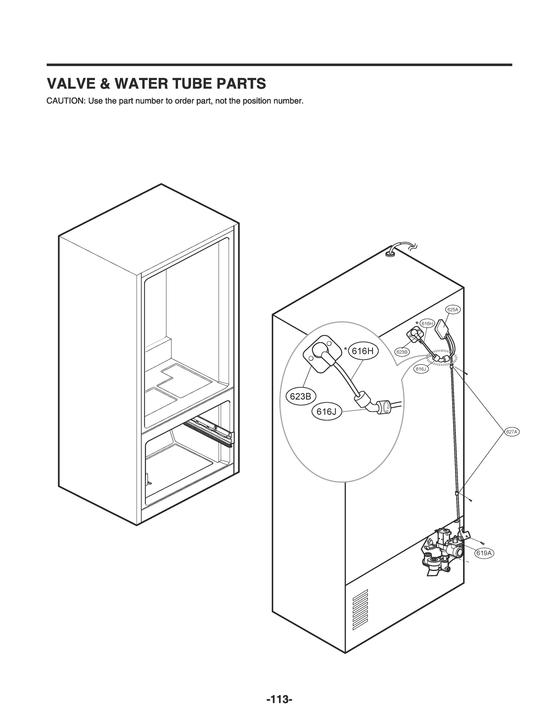 VALVE & WATER TUBE PARTS