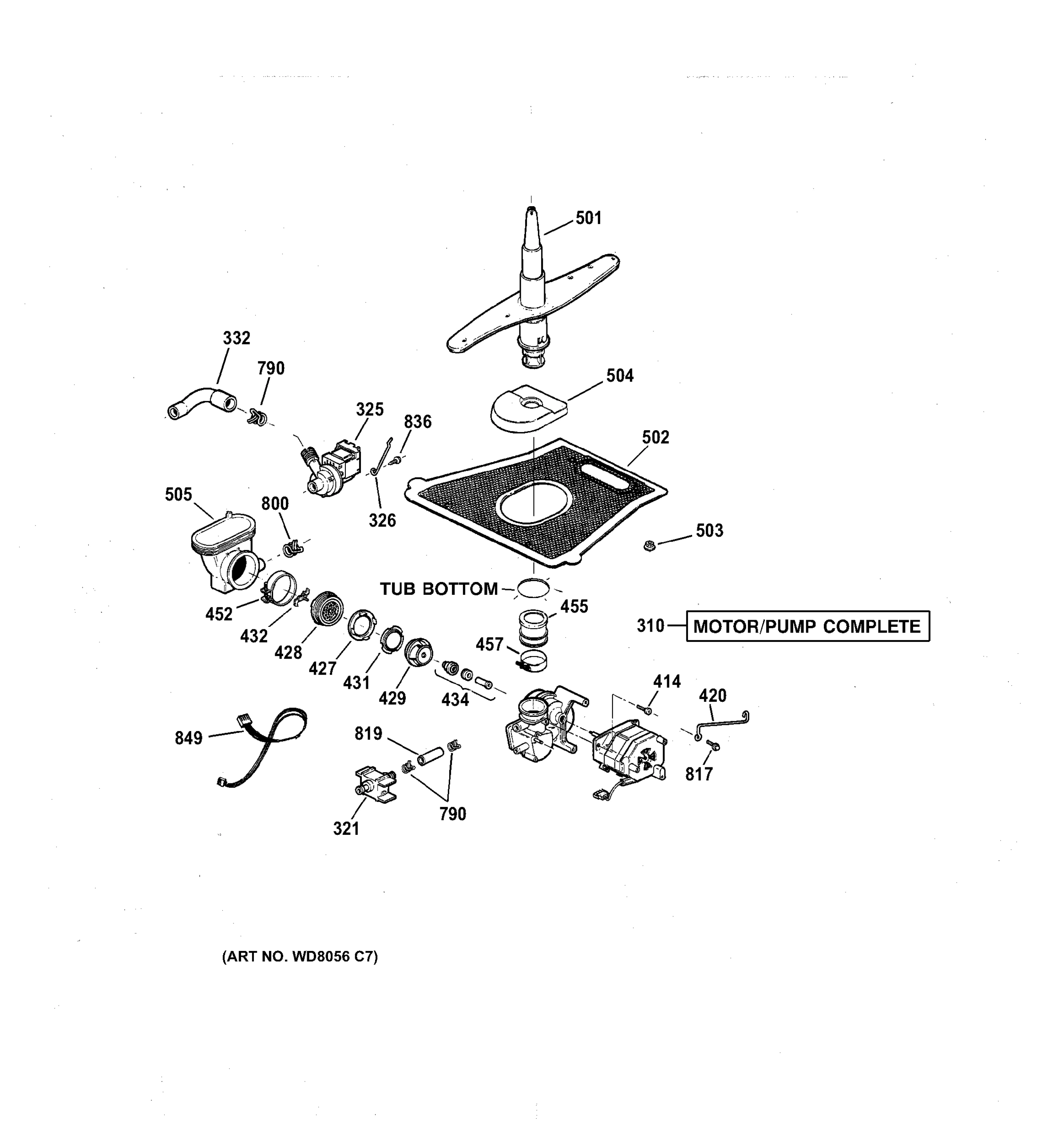 MOTOR-PUMP MECHANISM