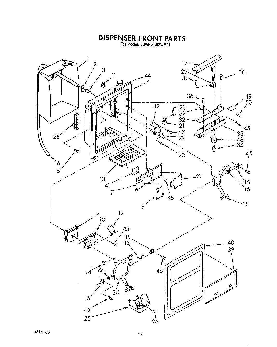 09 - DISPENSER FRONT