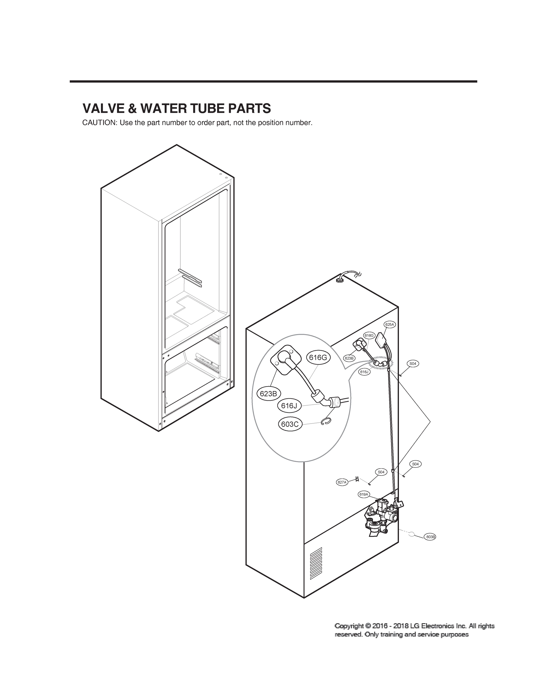 VALVE & WATER TUBE PARTS