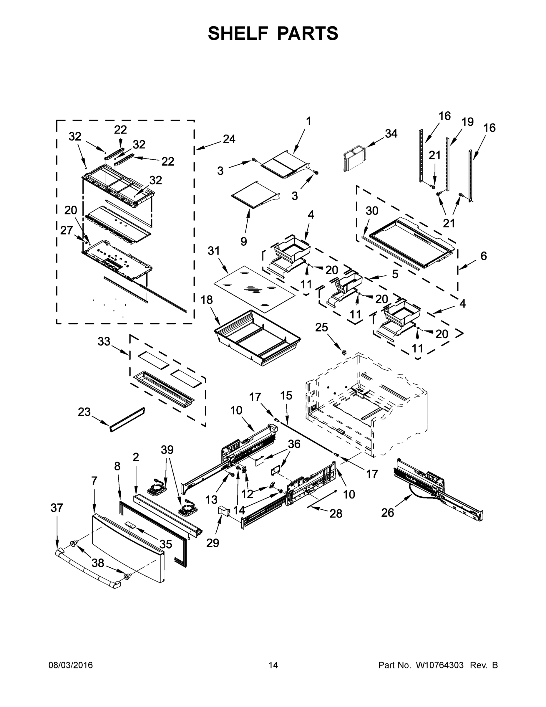 08 - SHELF PARTS
