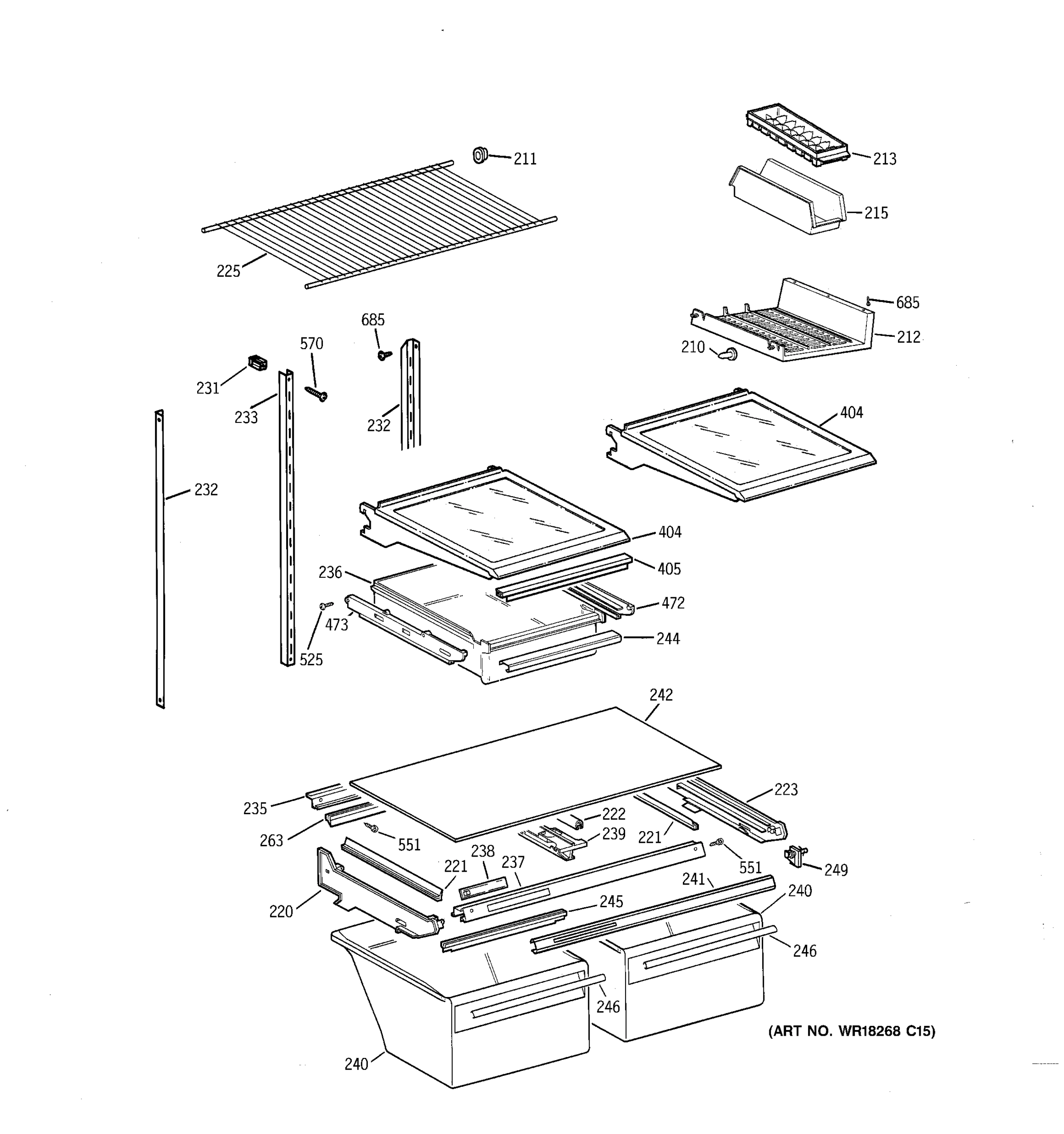 SHELF PARTS