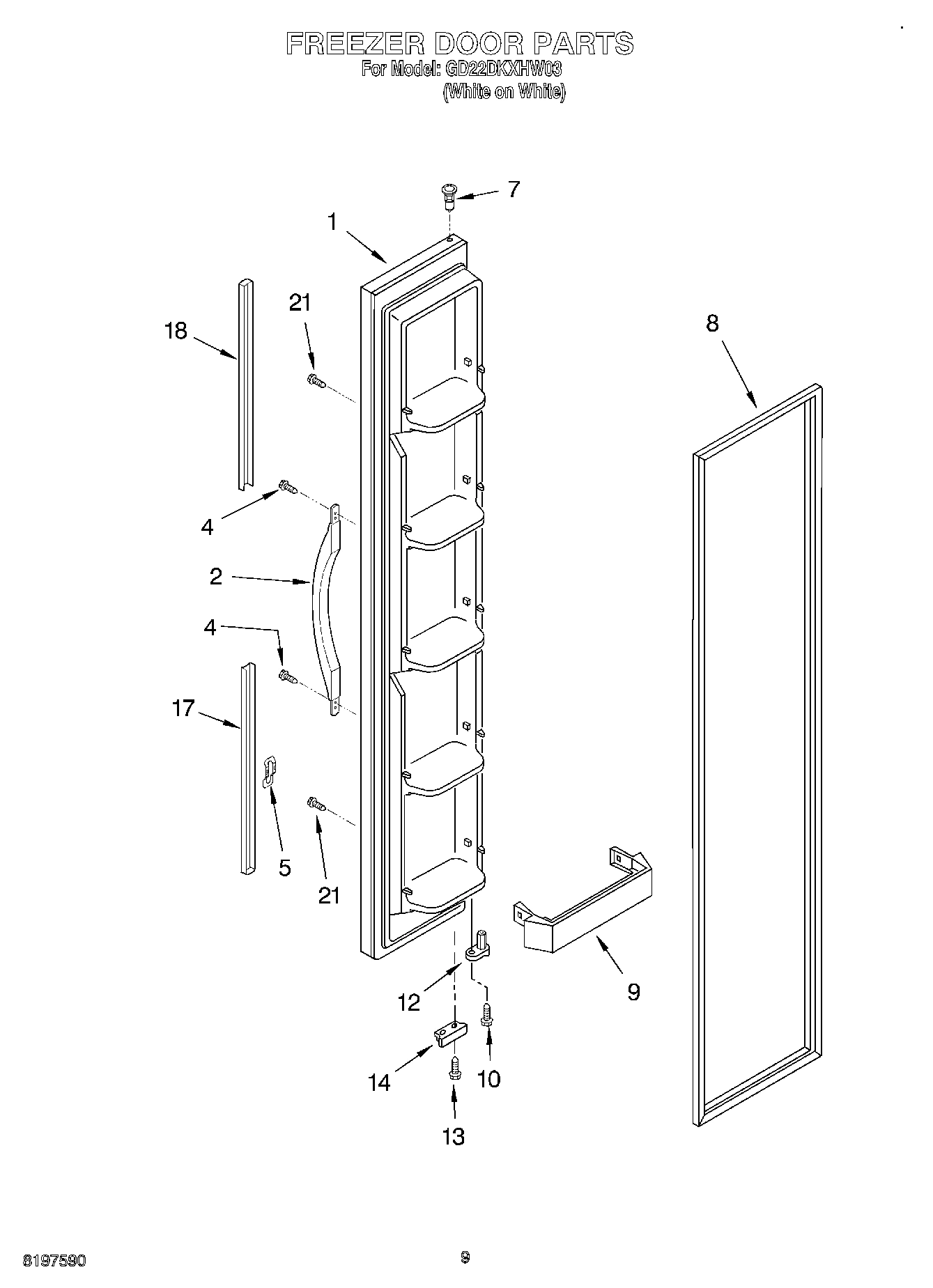 07 - FREEZER DOOR