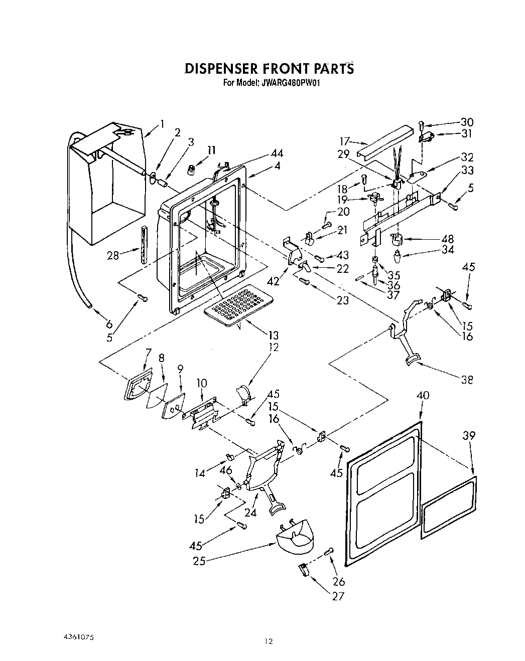 09 - DISPENSER FRONT