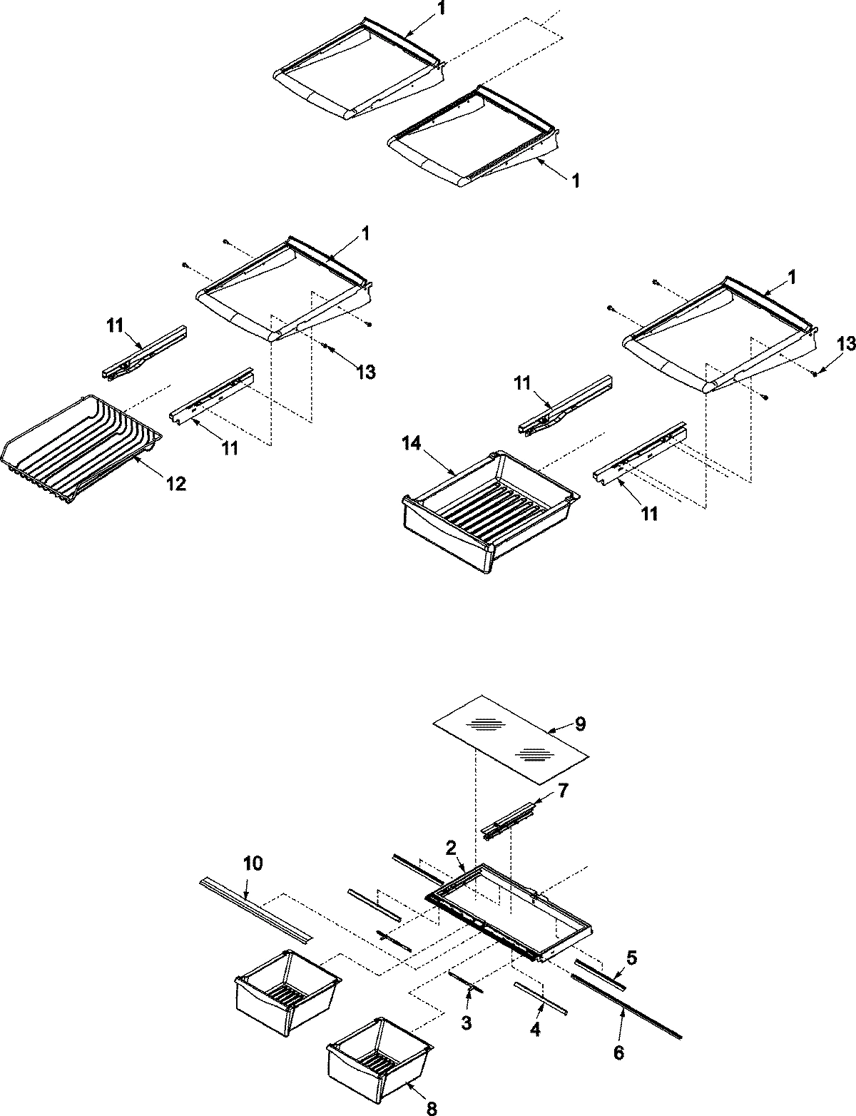 09 - REFRIGERATOR SHELVING