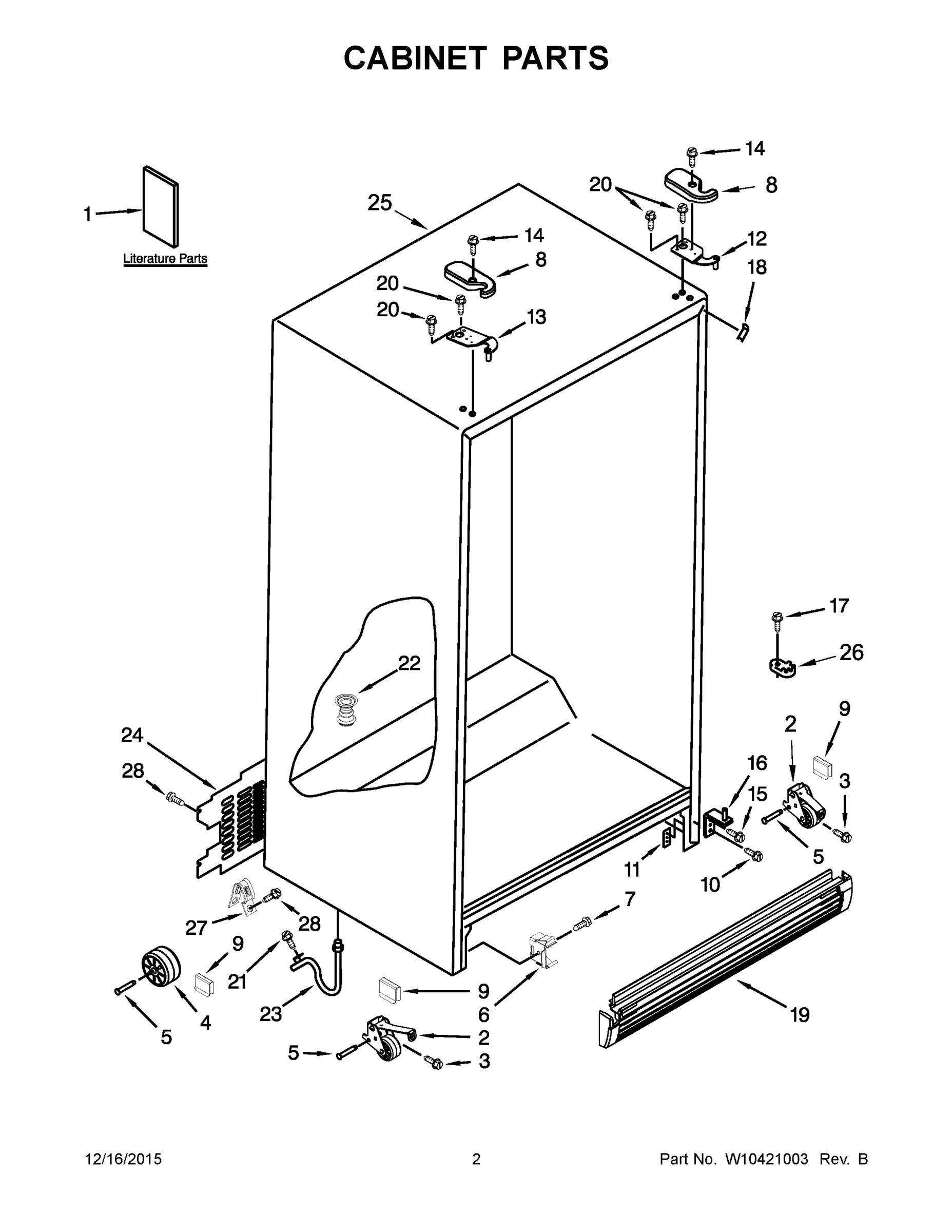 02 - CABINET PARTS