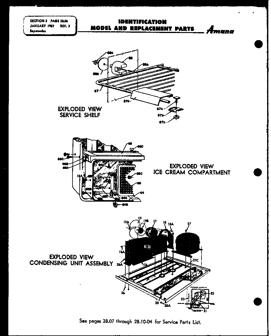 03 - EXPLODED VIEW SERVICE SHELF