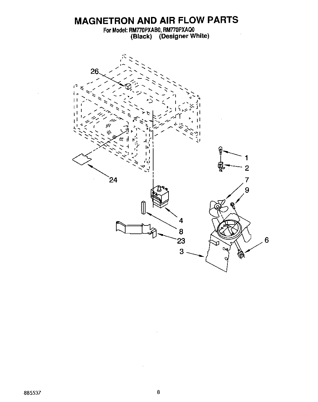 05 - MAGNETRON AND AIR FLOW, OPTIONAL