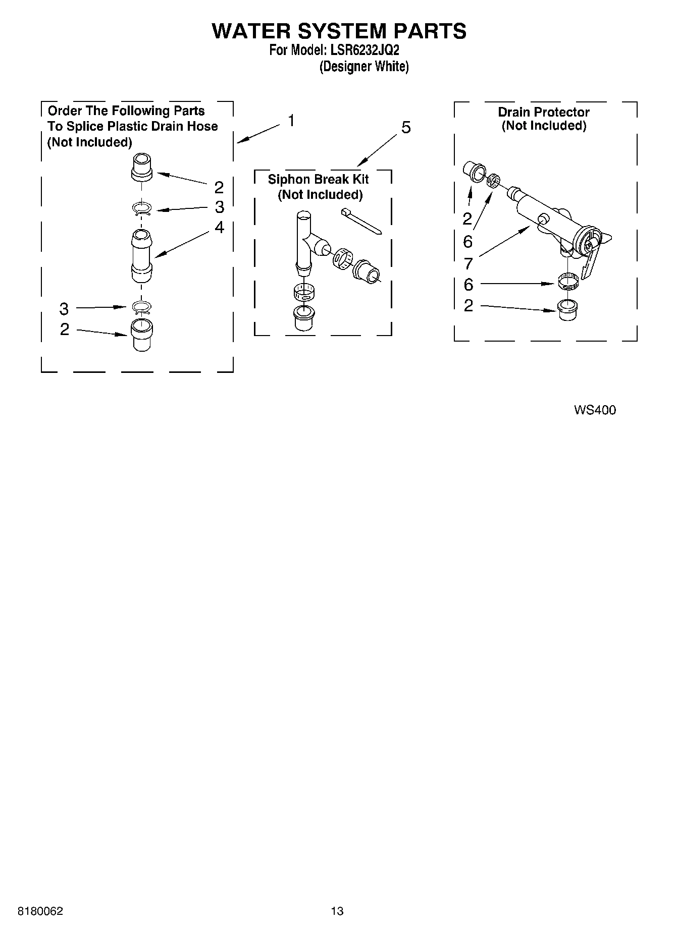 09 - WATER SYSTEM PARTS