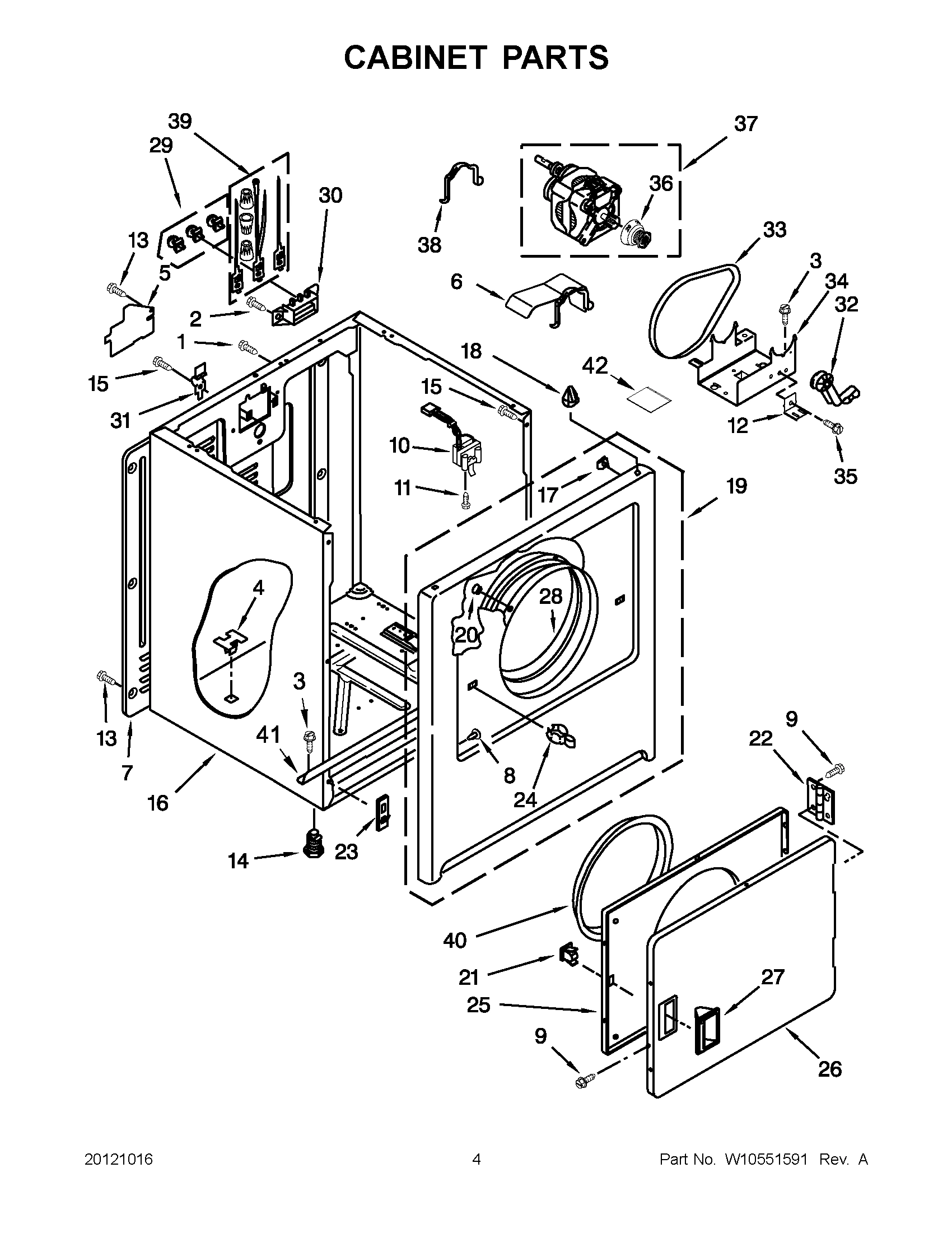 02 - CABINET PARTS